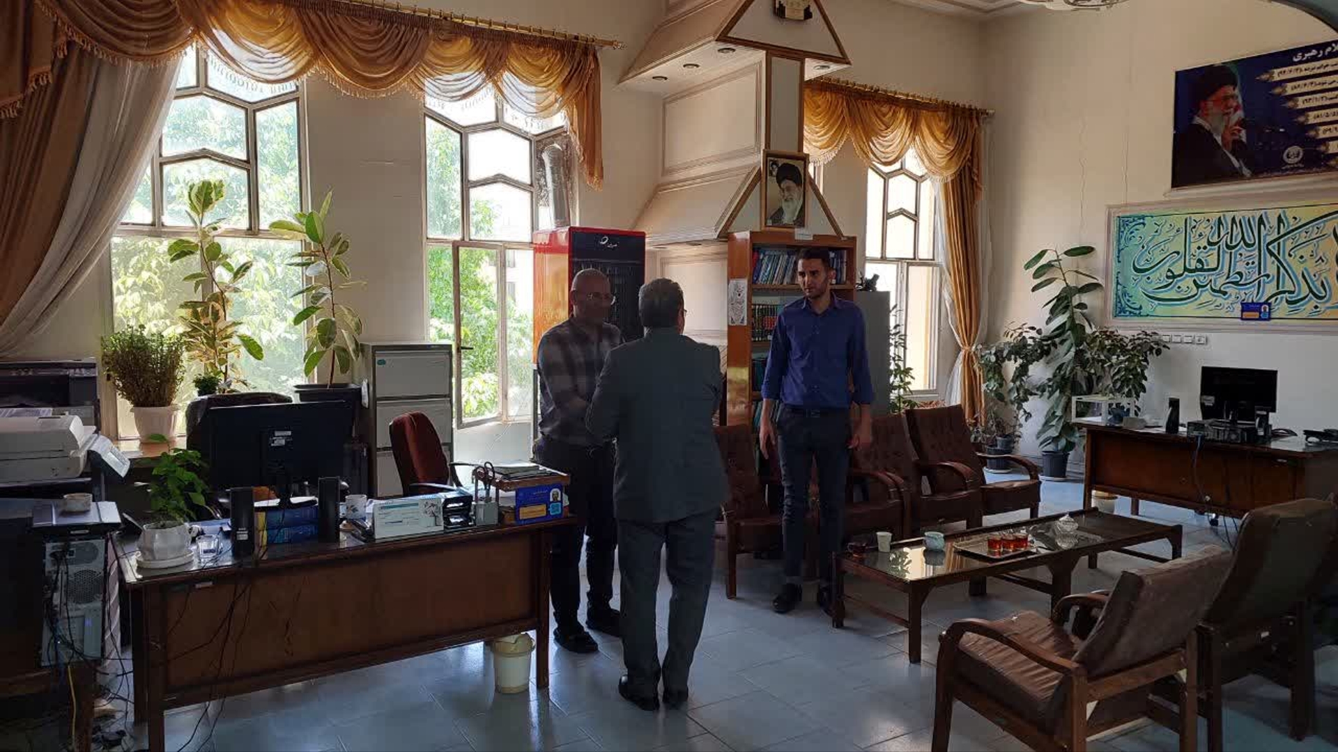 حضور فرماندار شهرستان محلات در اداره تبلیغات اسلامی شهرستان محلات