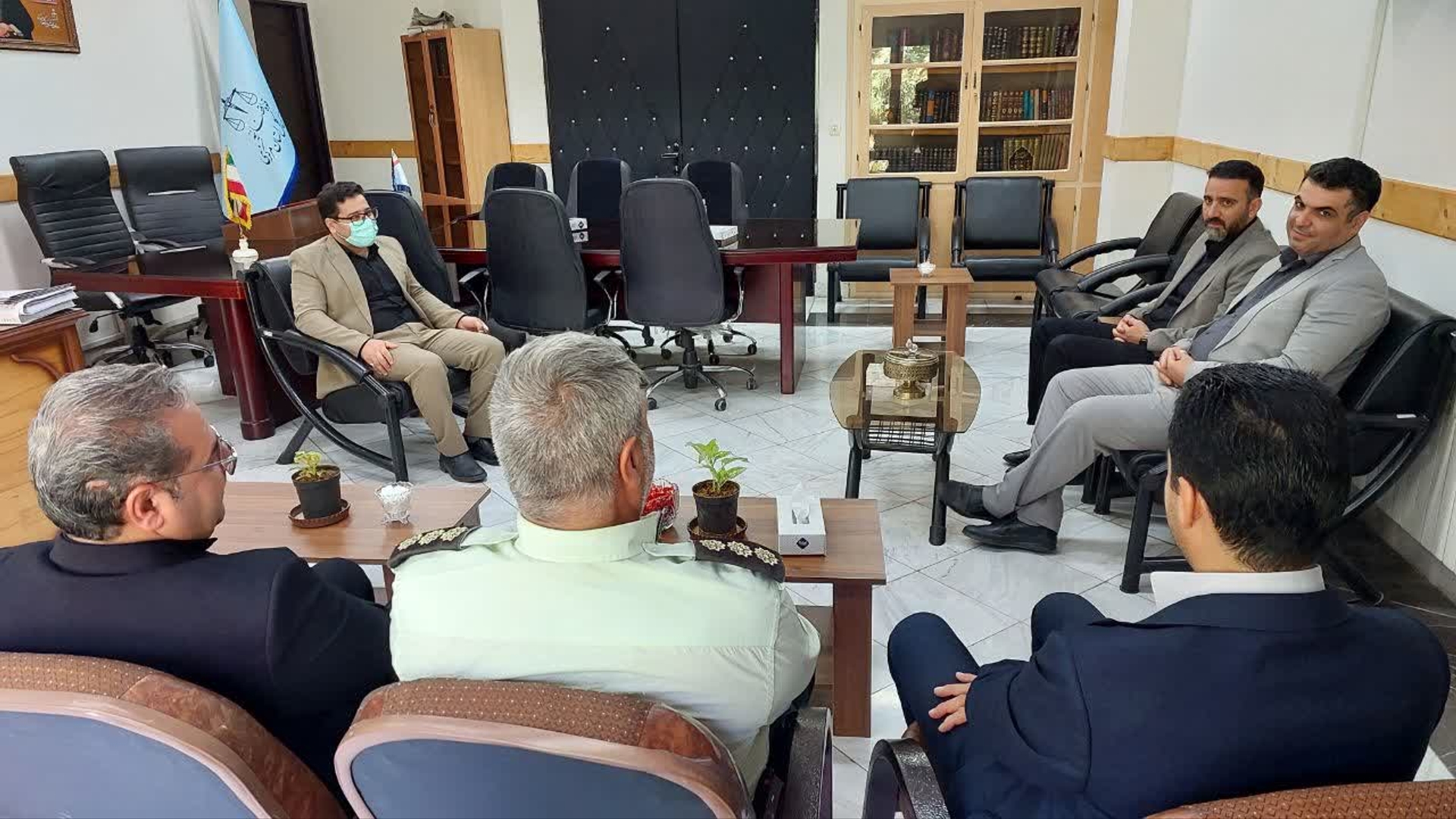 دیدار با رئیس دادگستری و دادستان شهرستان محلات به مناسبت هفته قوه قضائیه