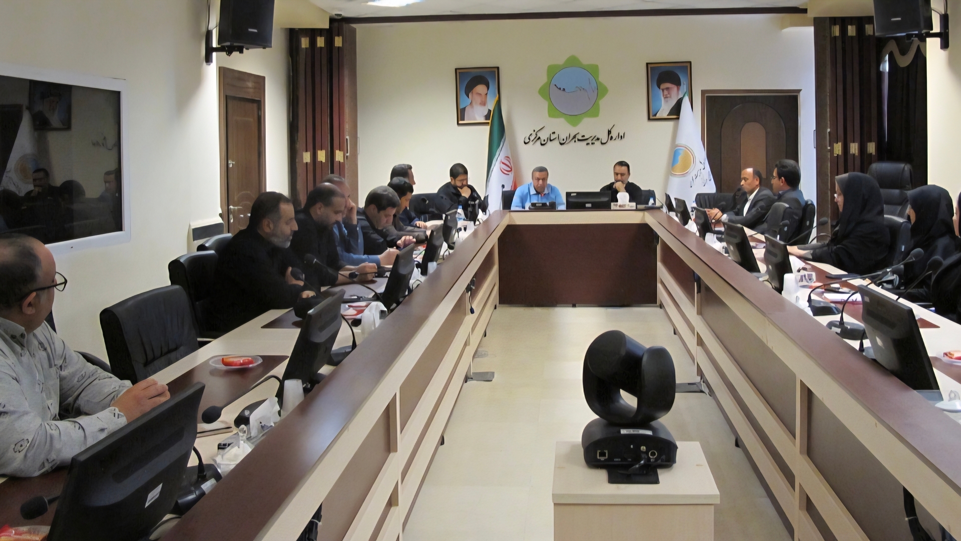 حضور سردار عمو مهدی فرمانده محترم سپاه روح الله استان و معاون ایشان در اداره‌کل مدیریت بحران