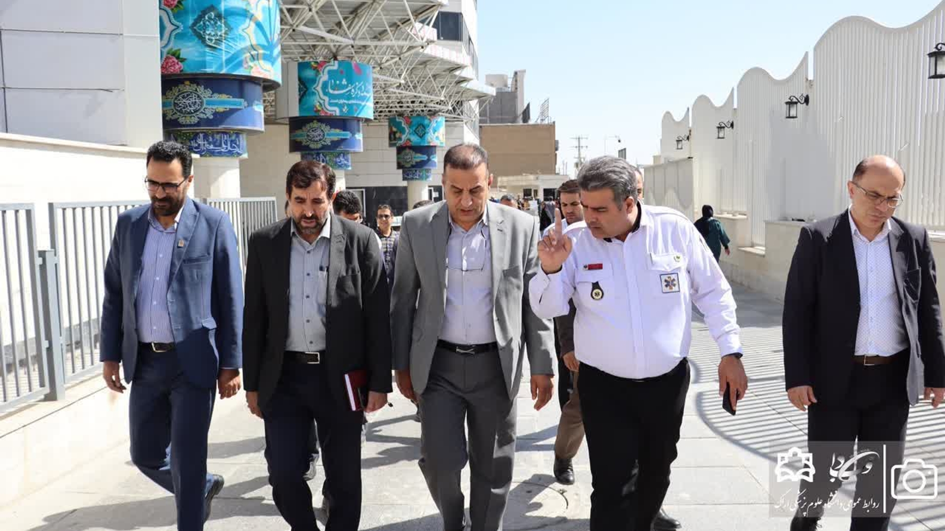 بازدید میدانی از بیمارستان حضرت ولی‌عصر(عج) اراک در راستای ارزیابی آمادگی در شرایط اضطرار