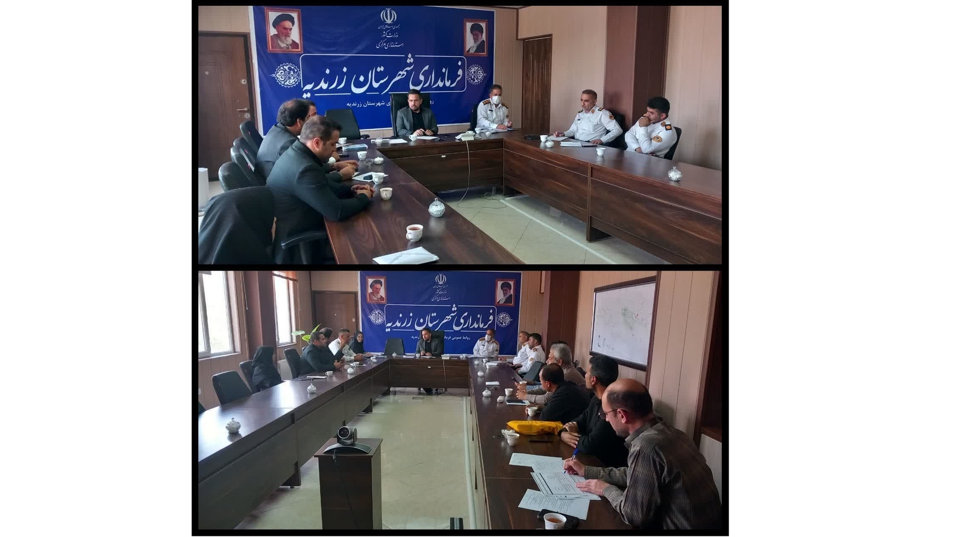 برگزاری سومین جلسه شورای ترافیک شهرستان زرندیه در سال ۱۴۰۴
