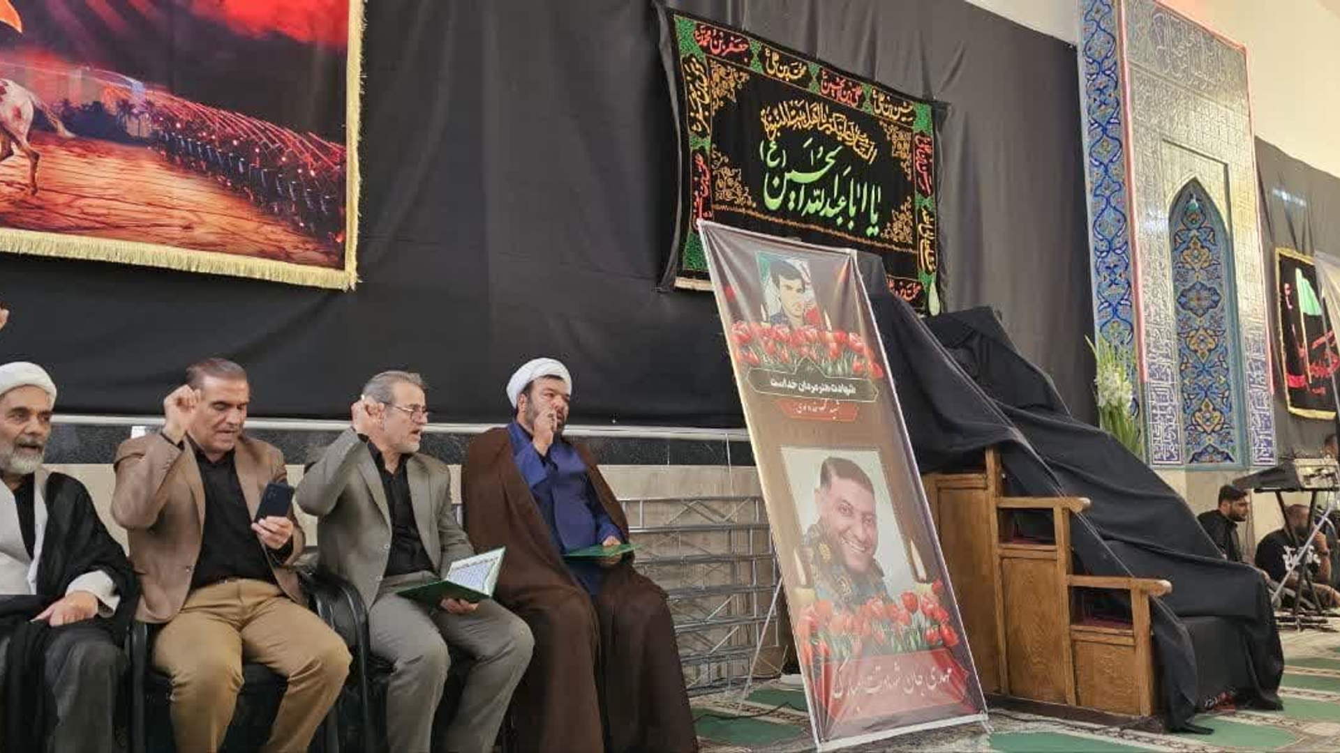 یادواره شهید سرگرد مهدی بیداد در روستای حکیم‌آباد برگزار شد