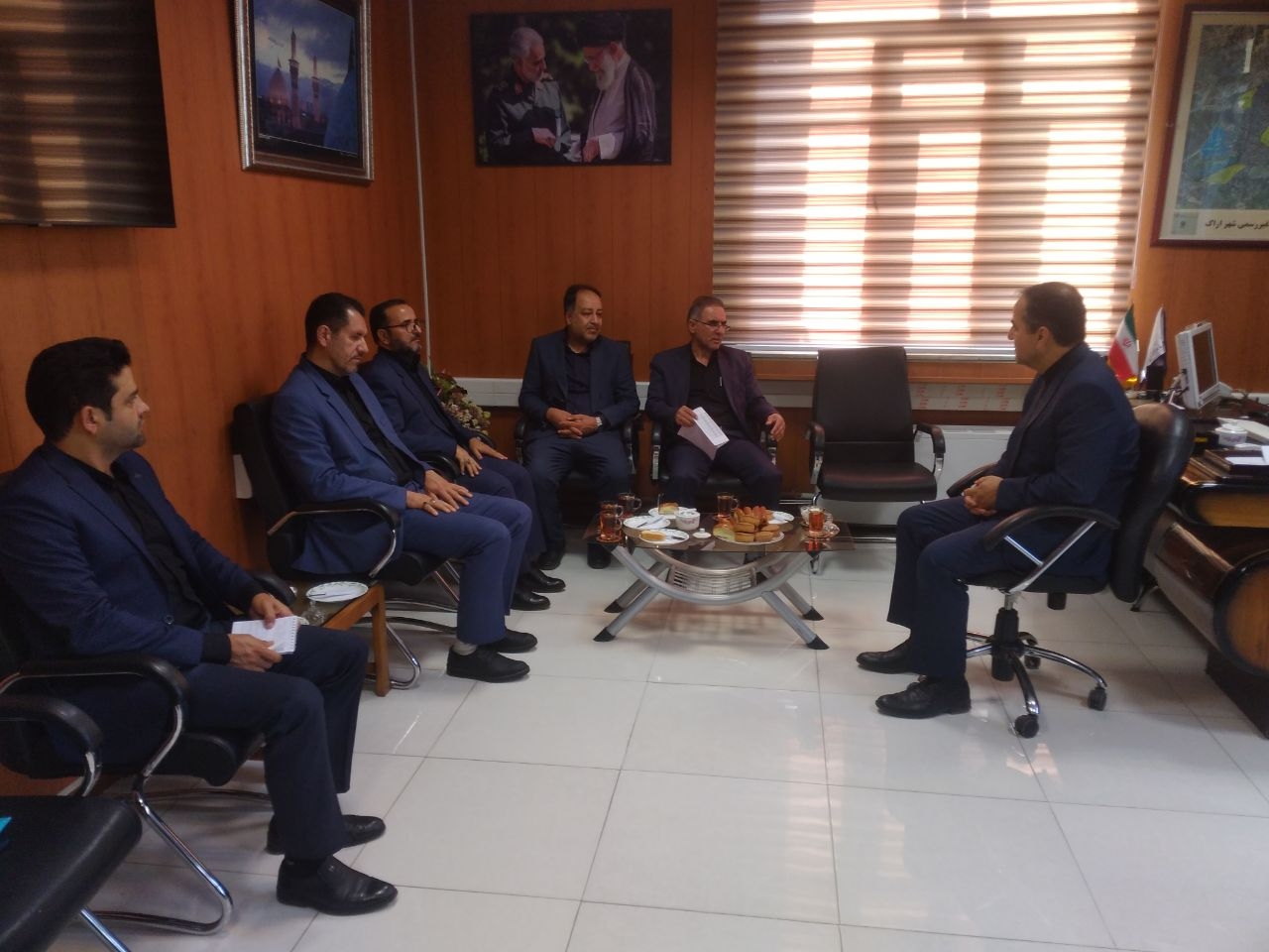 دیدار مدیریت درمان تامین اجتماعی استان با سرپرست فرمانداری شهرستان اراک