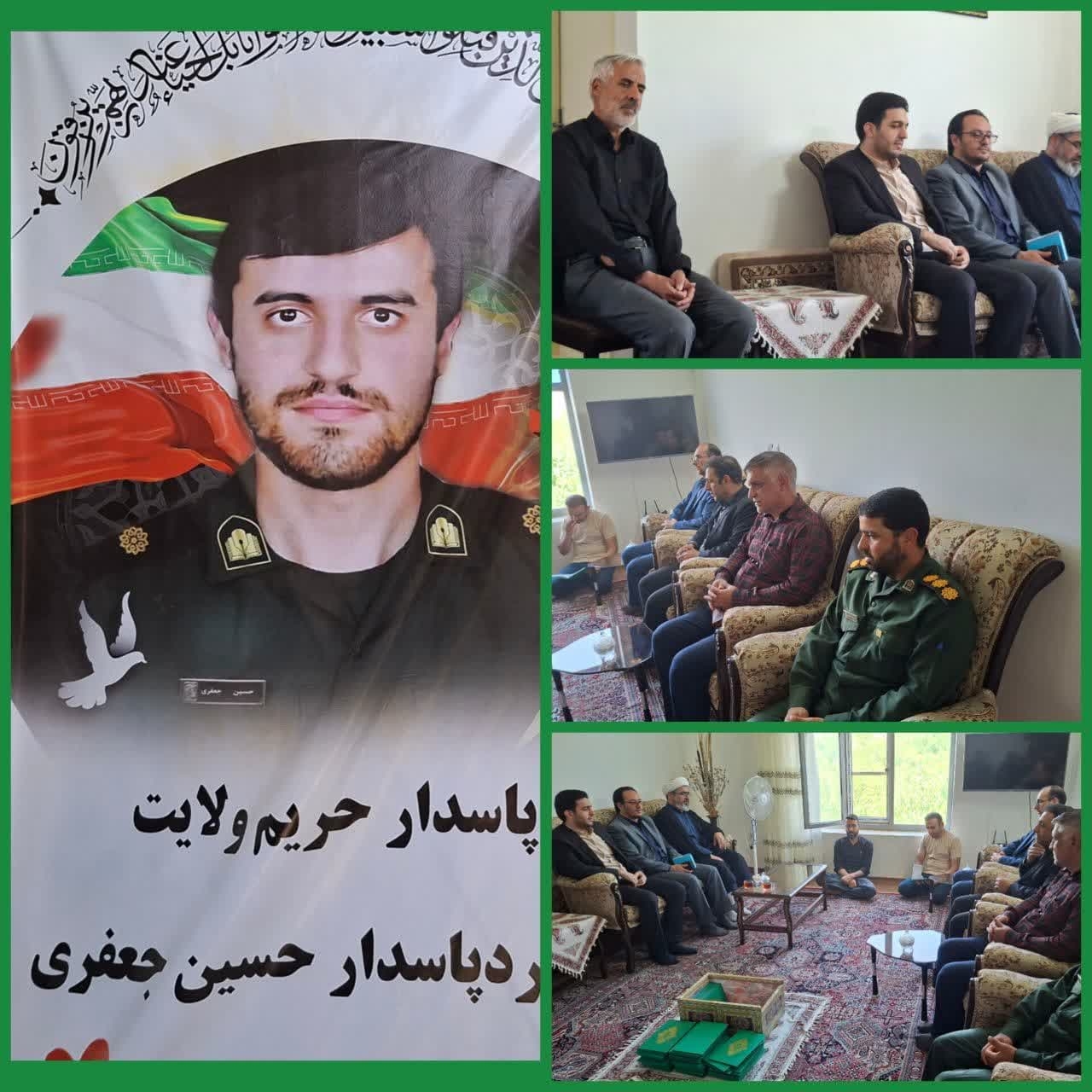 ❇️دیدار با خانواده شهید❇️

 در اولین روز از هفته قوه قضاییه مهندس گلشن سرپرست فرمانداری شهرستان دلیجان،دکتر محمد بافهم دادستان، محسن اشرفی سرپرست بخشداری، سرهنگ عبدالله قهاری جانشین ناحیه مقاومت بسیج، دهیار و شورای اسلامی روستا و تنی از دیگر مسئولین شهرستان دلیجان با حضور در منزل شهید«حسین جعفری» ضمن گرامیداشت یاد و خاطره شهدا با خانواده ی ایشان دیدار و گفتگو کردند.

لازم به ذکر است شهید حسین جعفری از اهالی روستای راونج در جنگ تحمیلی رژیم غاصب صهیونیستی در شهرستان زرندیه به درجه رفیع شهادت نائل آمدند.