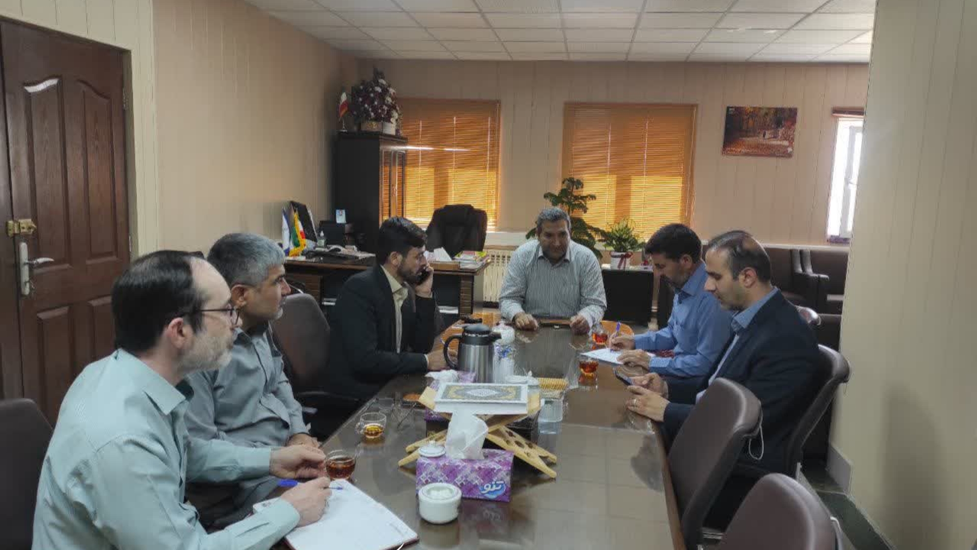 🔻برگزاری جلسه کارگروه مدیریت بحران شهرستان