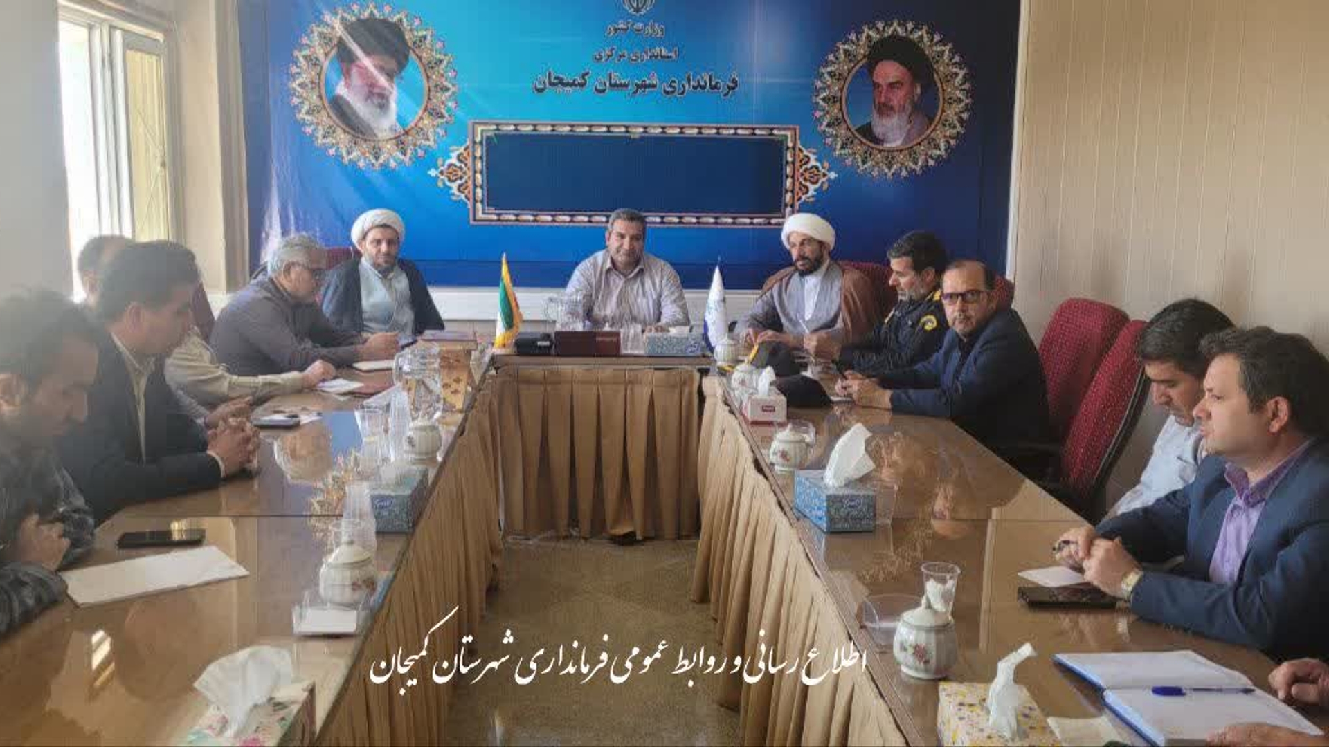 🔻 برگزاری جلسه هماهنگی تشییع پیکر مطهر شهدای اسفندان