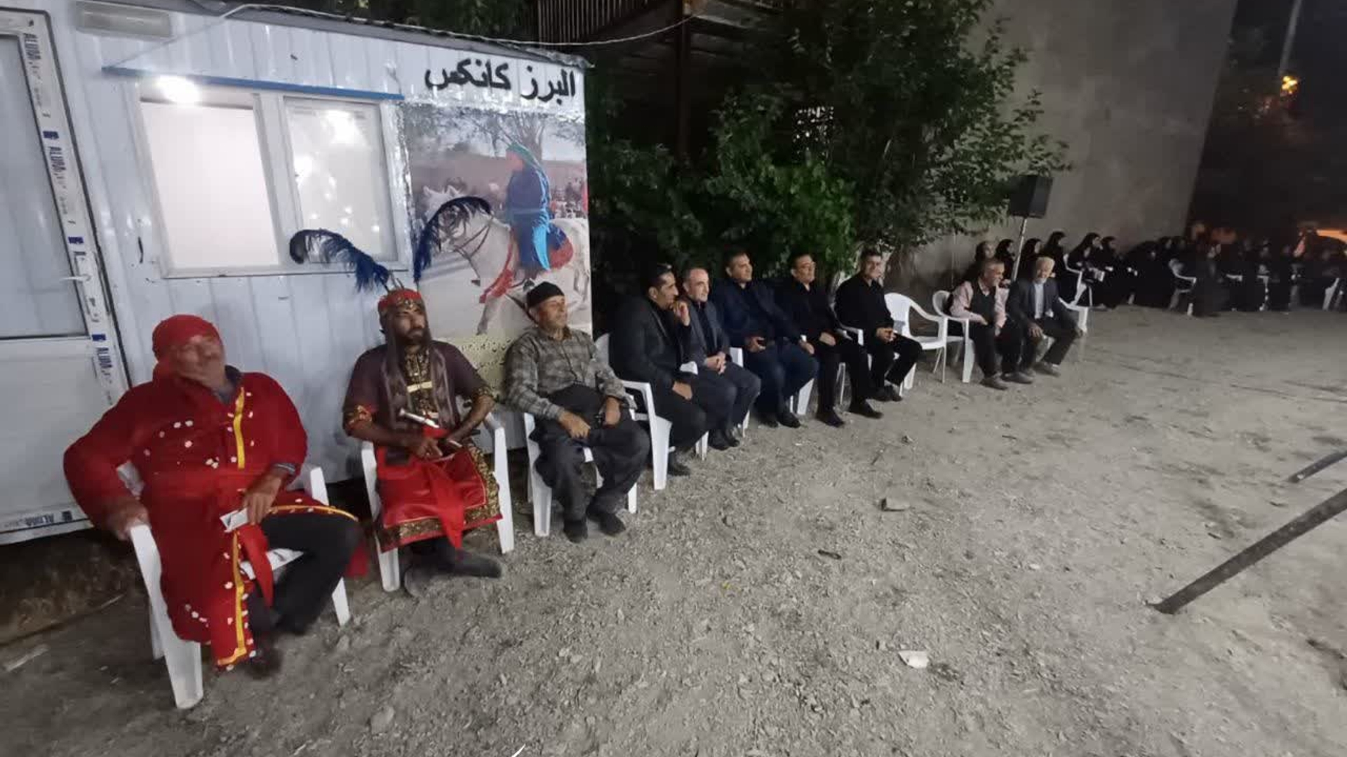 🔻حضور فرماندار و جمعی از مسئولان شهرستان کمیجان در آیین‌های عزاداری ماه محرم در روستاهای کلوان و چلبی