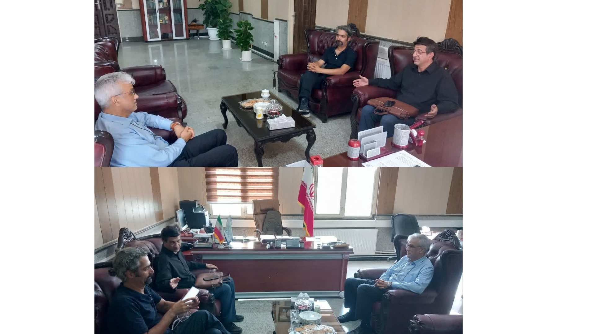 دیدار مدیرعامل شرکت فرانور گستر پارسیان لیو با سرپرست فرمانداری زرندیه