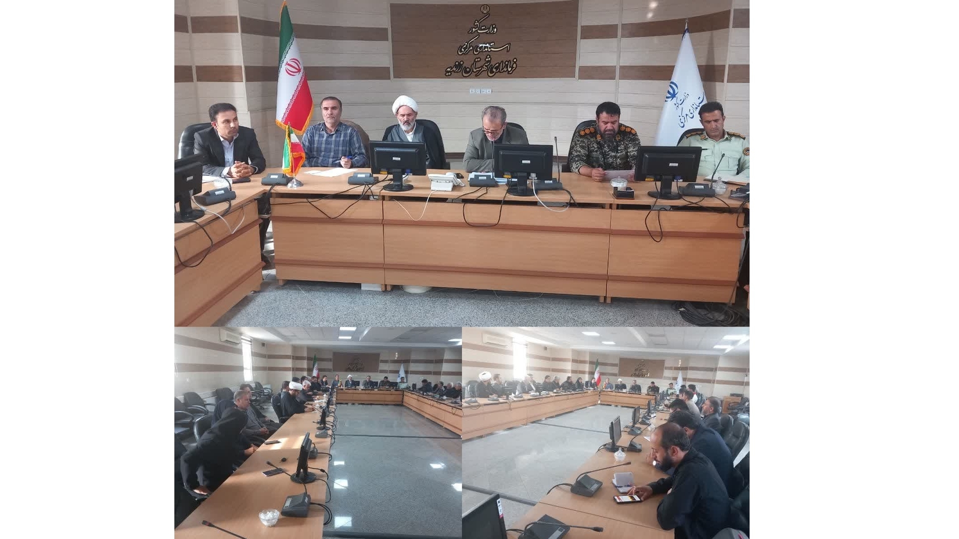 جلسه ستاد اربعین شهرستان زرندیه به ریاست سرپرست معاونت سیاسی فرمانداری برگزار شد