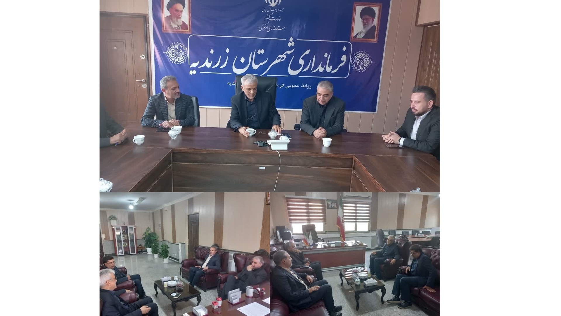 بازدید مدیرکل صمت و مدیرعامل شهرک‌های صنعتی استان مرکزی از شهرستان زرندیه