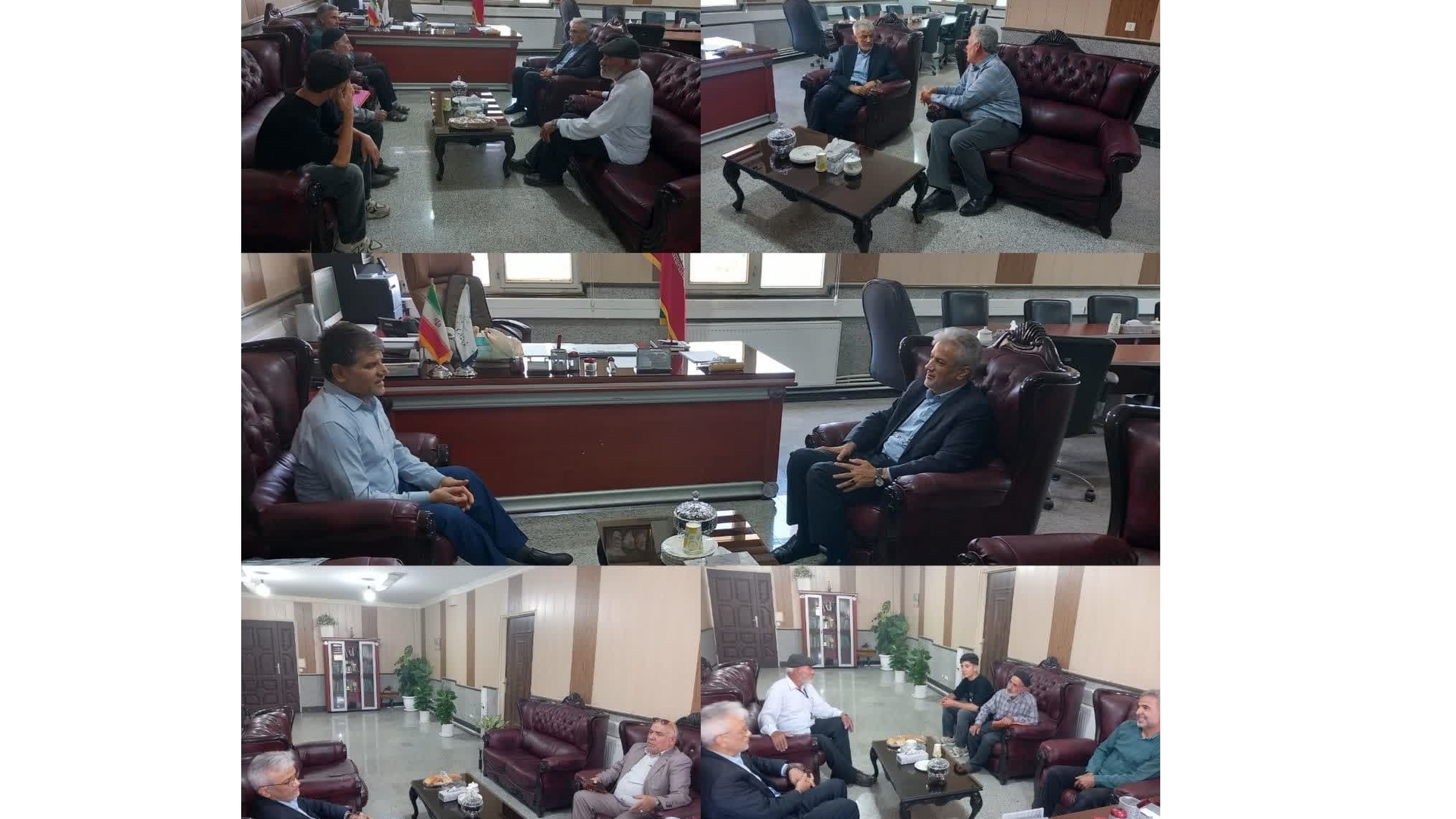 دیدار چهره به چهره سرپرست فرمانداری زرندیه با تعدادی از شهروندان شهرستان