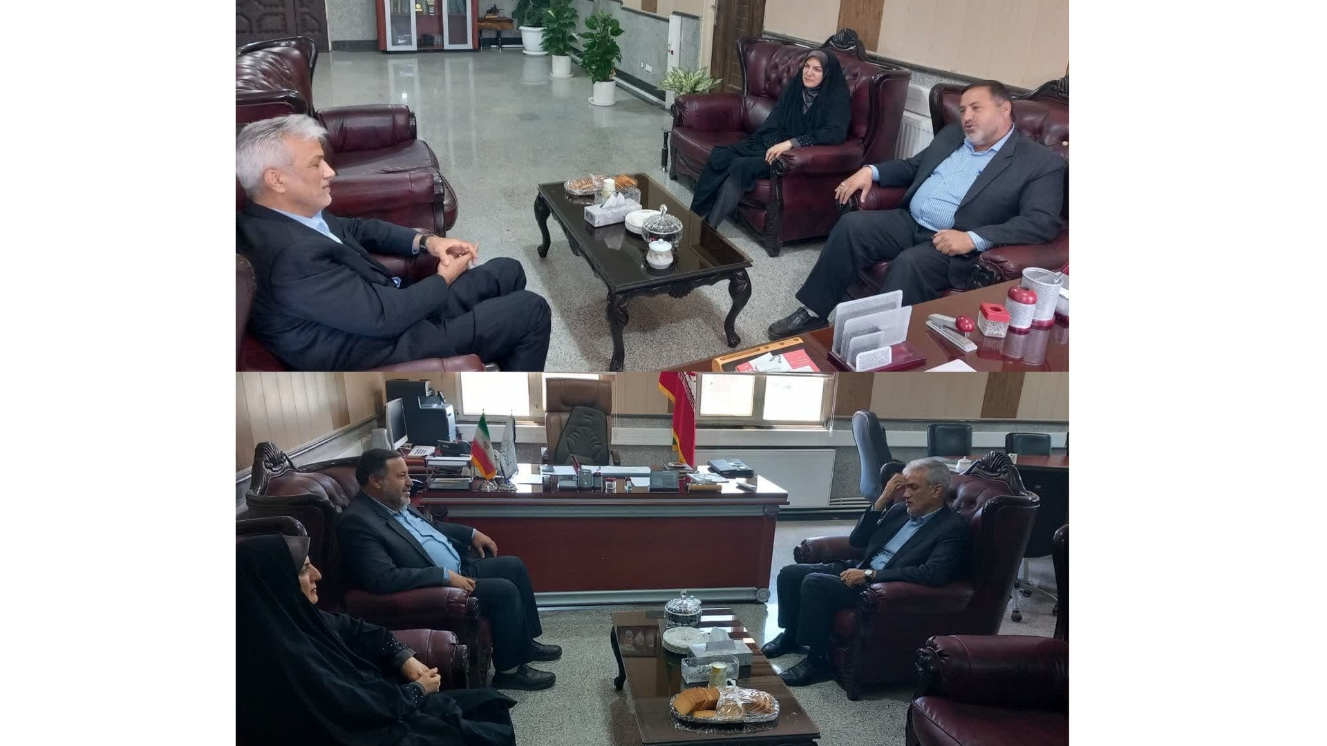 دیدار اعضای شورای اسلامی شهر ساوه با سرپرست فرمانداری زرندیه