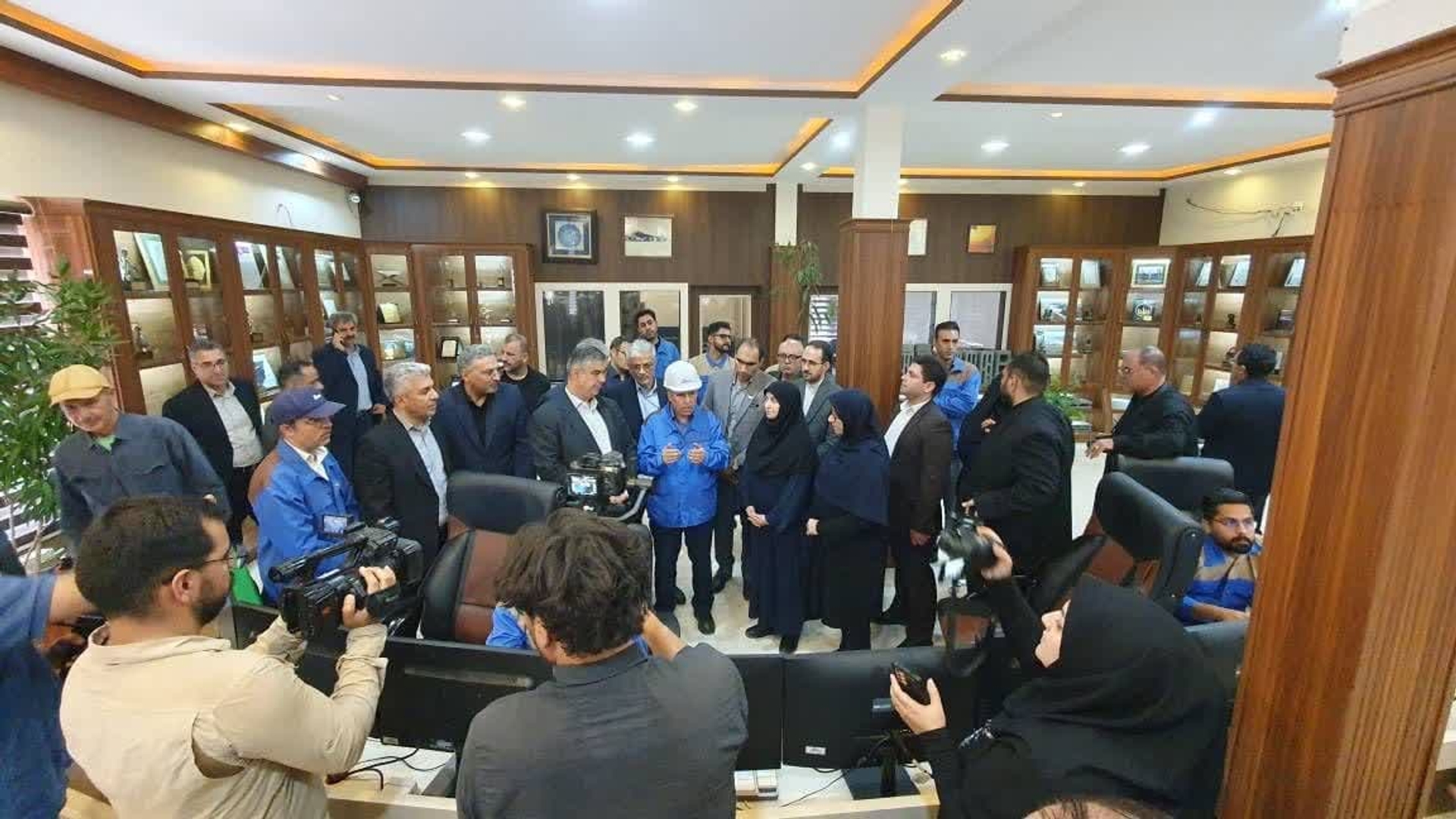 افتتاح فیلتراسیون خطوط تولید سبک دانه شرکت لیکا و نیروگاه خورشیدی