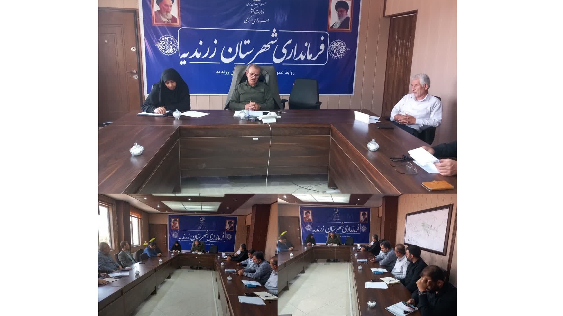 برگزاری جلسه کمیته پشتیبانی ستاد اربعین حسینی شهرستان زرندیه به ریاست لطفی‌فر