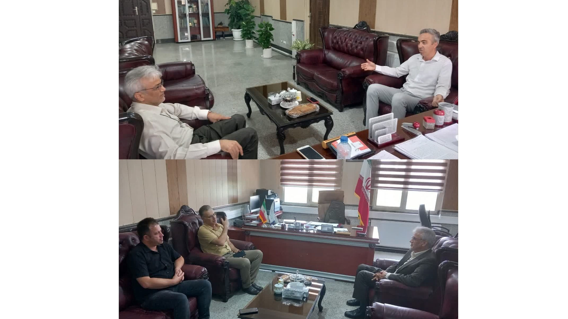 دیدار دهیار و شورای اسلامی روستاهای کوشکک و دوزج با سرپرست فرمانداری شهرستان زرندیه