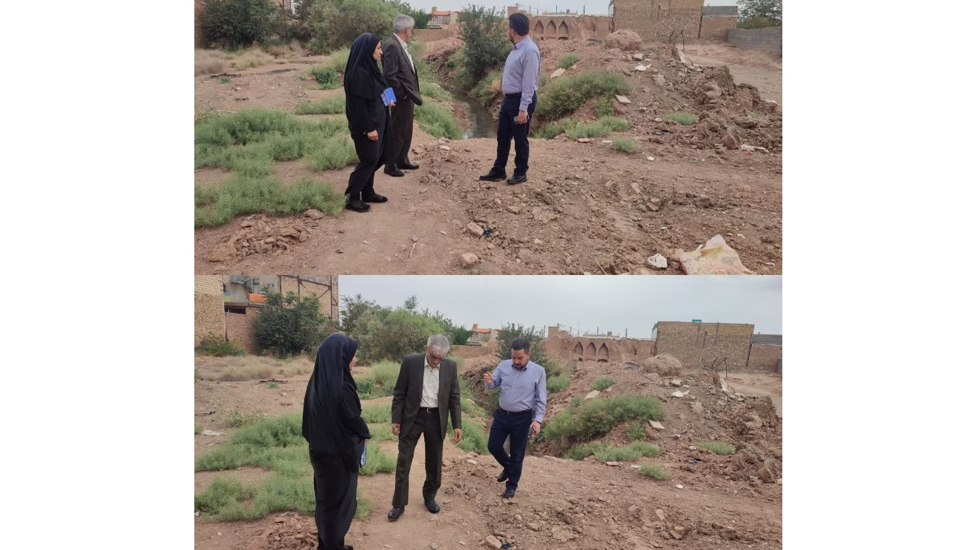 بازدید میدانی سرپرست فرمانداری زرندیه از محله‌های سطح شهر مامونیه