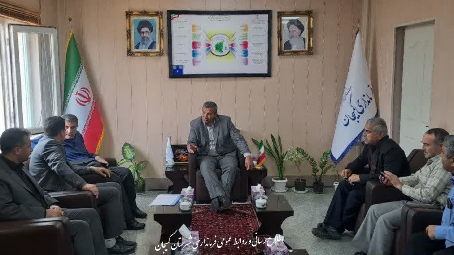 🔻 دیدار معاون اشتغال کمیته امداد استان مرکزی با فرماندار شهرستان کمیجان