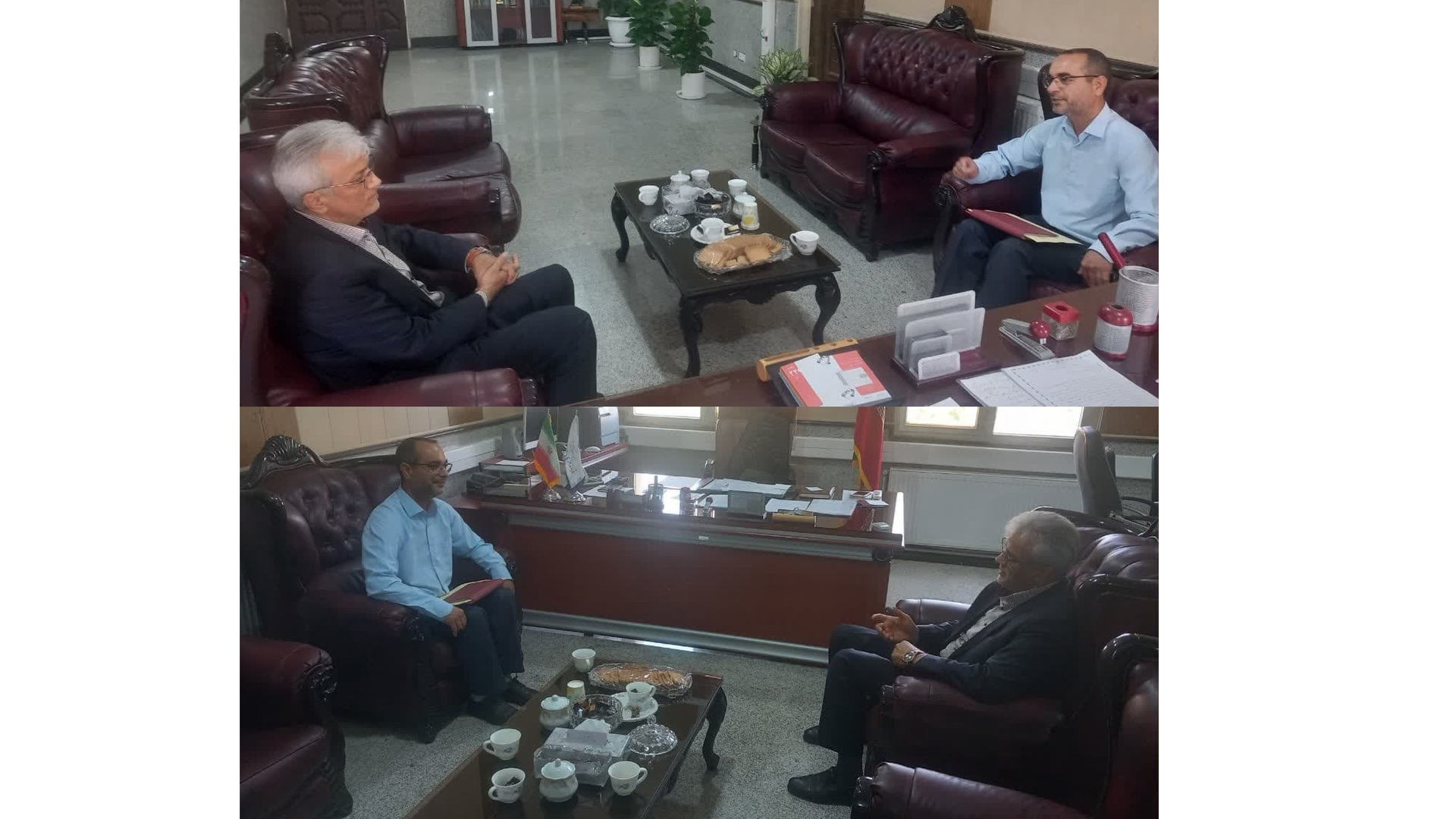 دیدار رئیس اداره فنی و حرفه‌ای زرندیه با سرپرست فرمانداری و بررسی راهکارهای توسعه مهارت‌آموزی