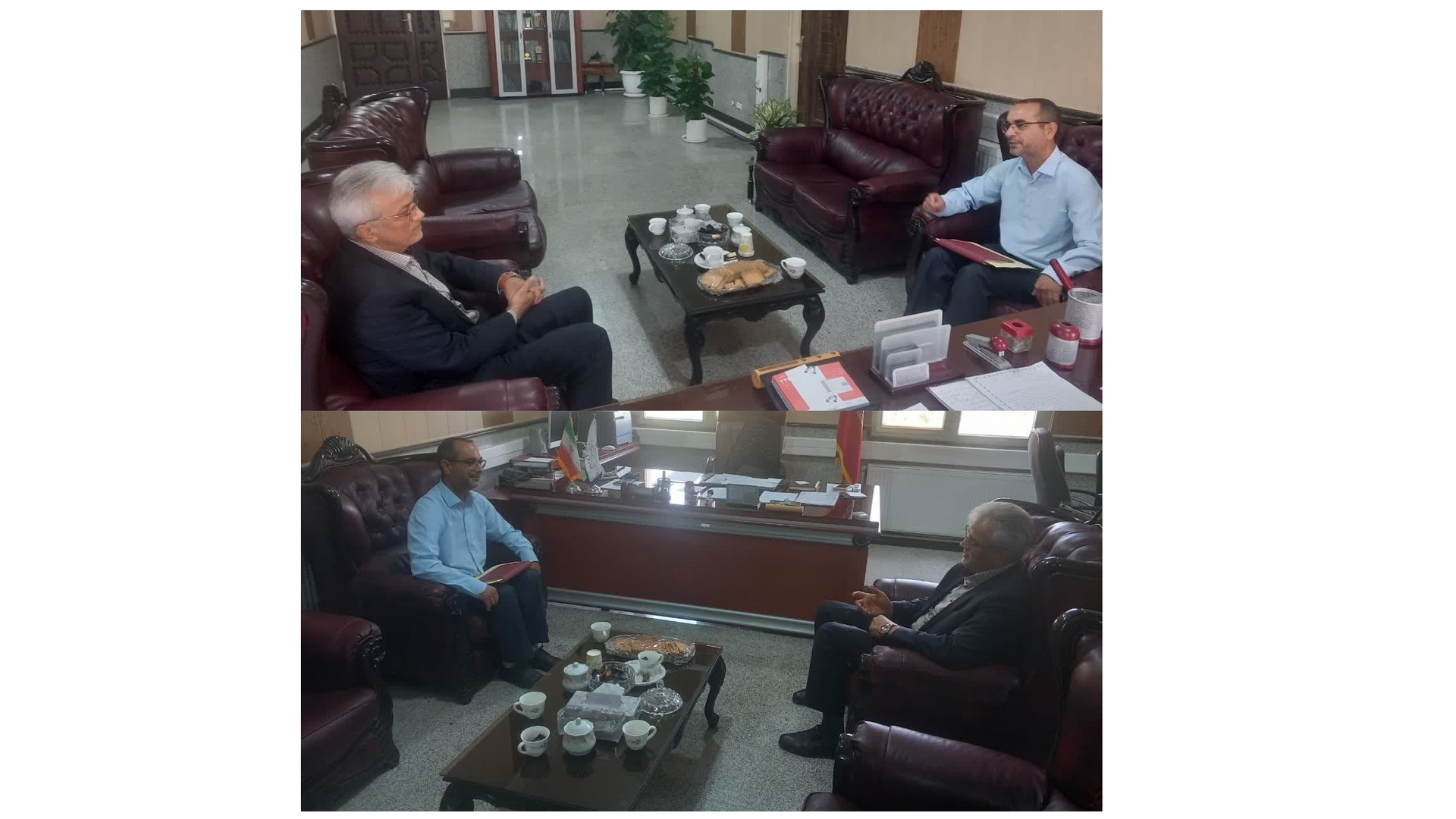 دیدار رئیس اداره فنی و حرفه‌ای شهرستان زرندیه با سرپرست فرمانداری