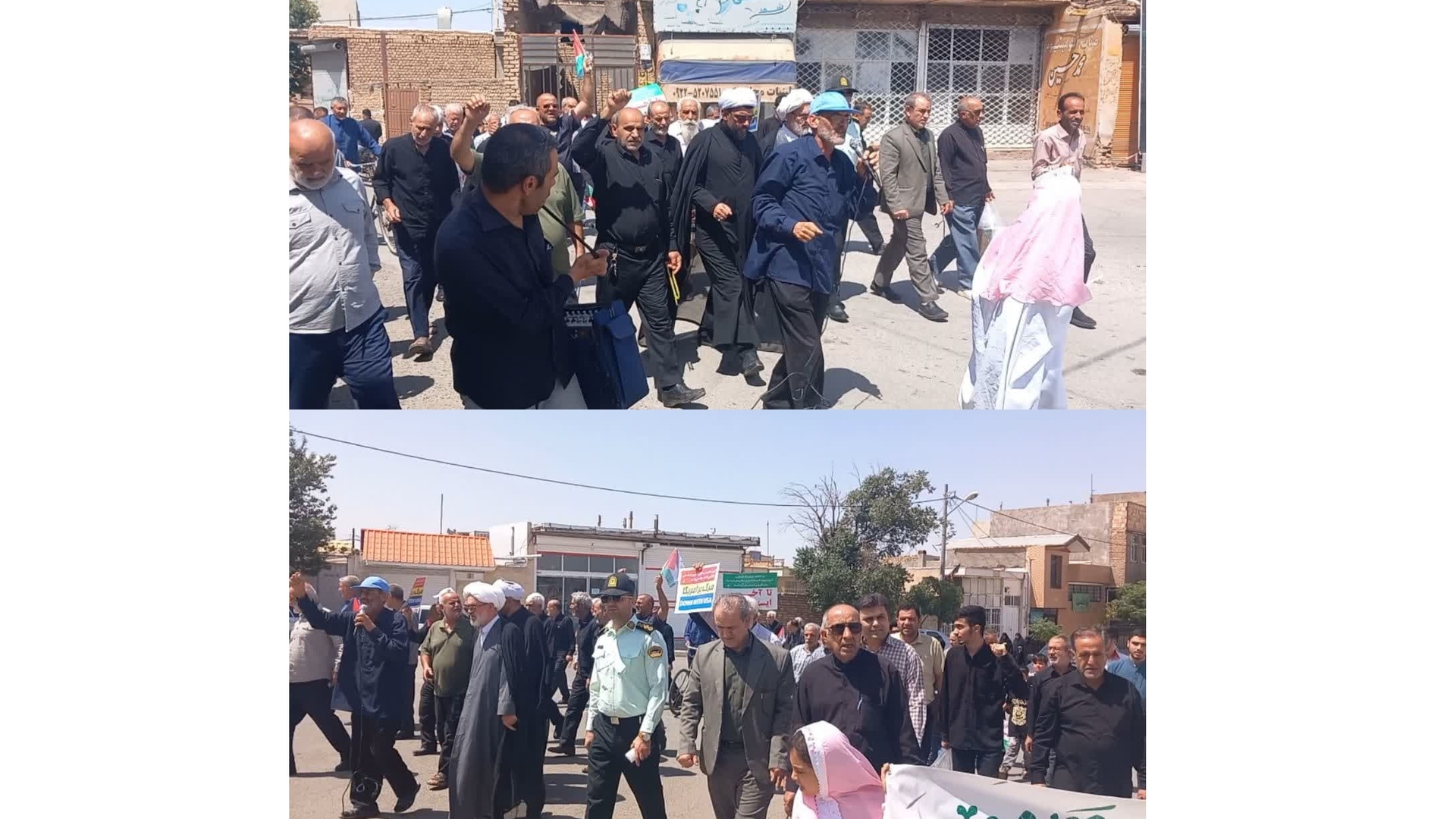 برگزاری راهپیمایی "جمعه‌های خشم و نصر" در شهر پرندک