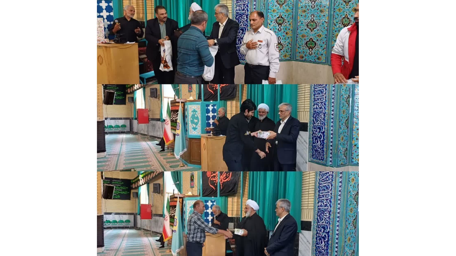 حضور سرپرست فرمانداری زرندیه در مراسم ویژه پنجم مرداد در شهر مامونیه