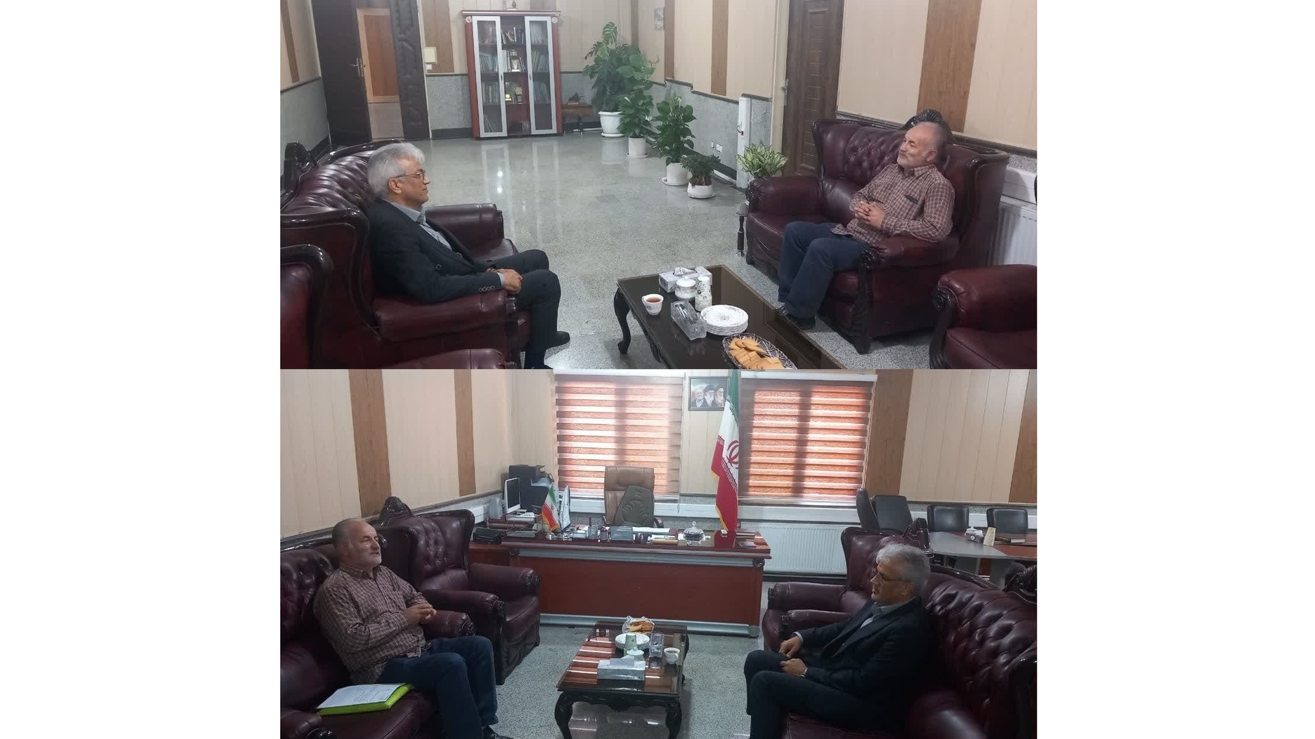 گفتگو درباره سند زمین پست برق ۶۳ کیلو وات شهر خشکرود در فرمانداری زرندیه