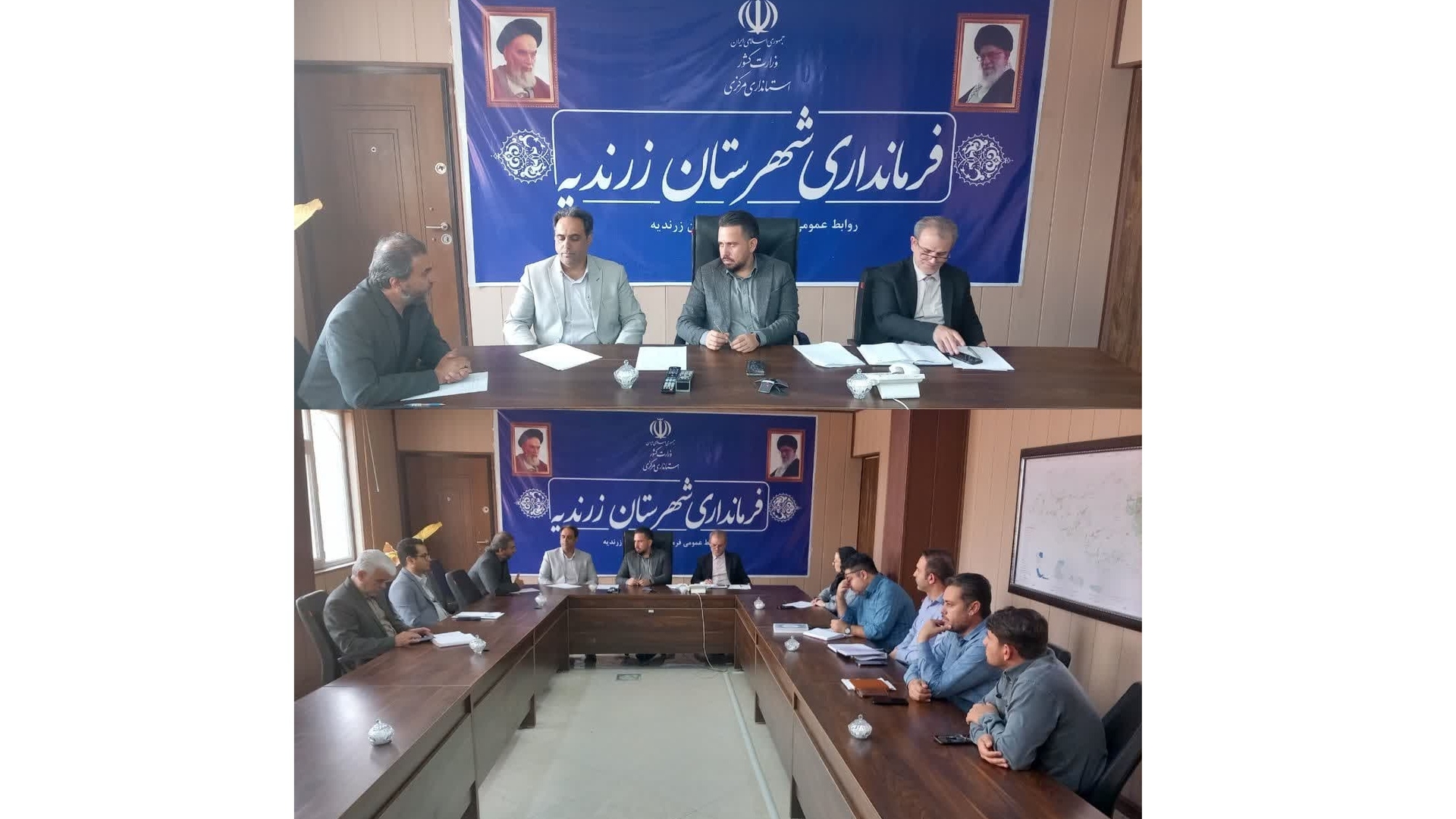 برگزاری جلسه کارگروه مدیریت پسماند شهرستان زرندیه