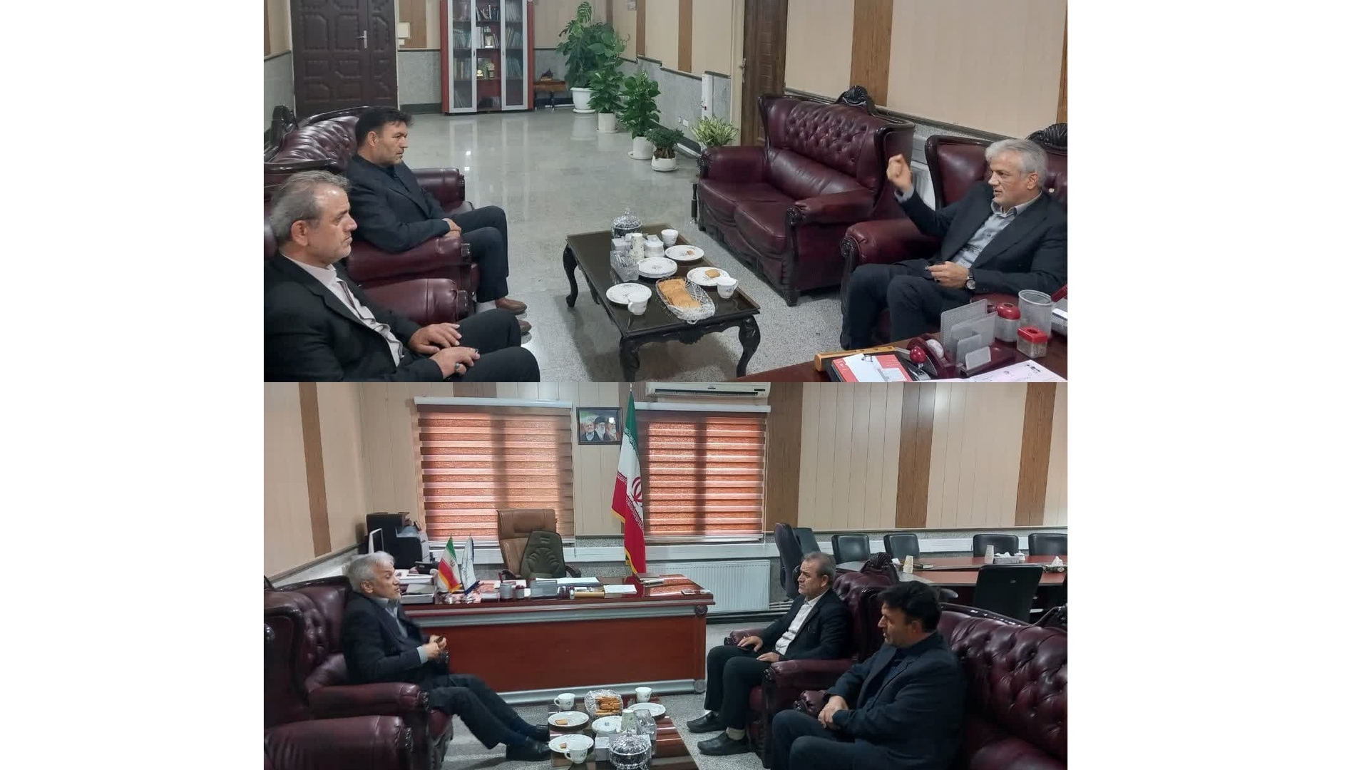 دیدار رئیس اداره فرهـــنگ و ارشاد اسلامی زرندیه با سرپرست فرمانداری