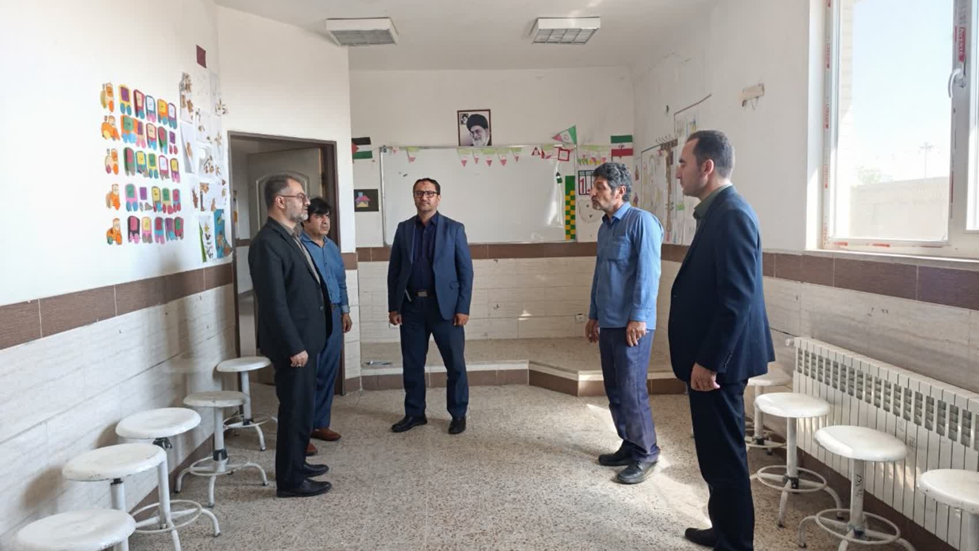 🔷 بازدید میدانی از محل احداث هنرستان دخترانه «آوای هنر» در روستای دیزآباد