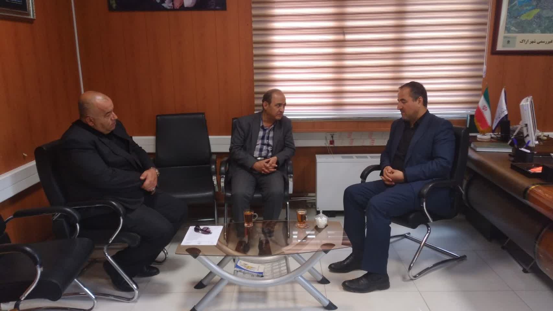 دیدار مدیر عامل شرکت هپکو با فرماندار شهرستان اراک