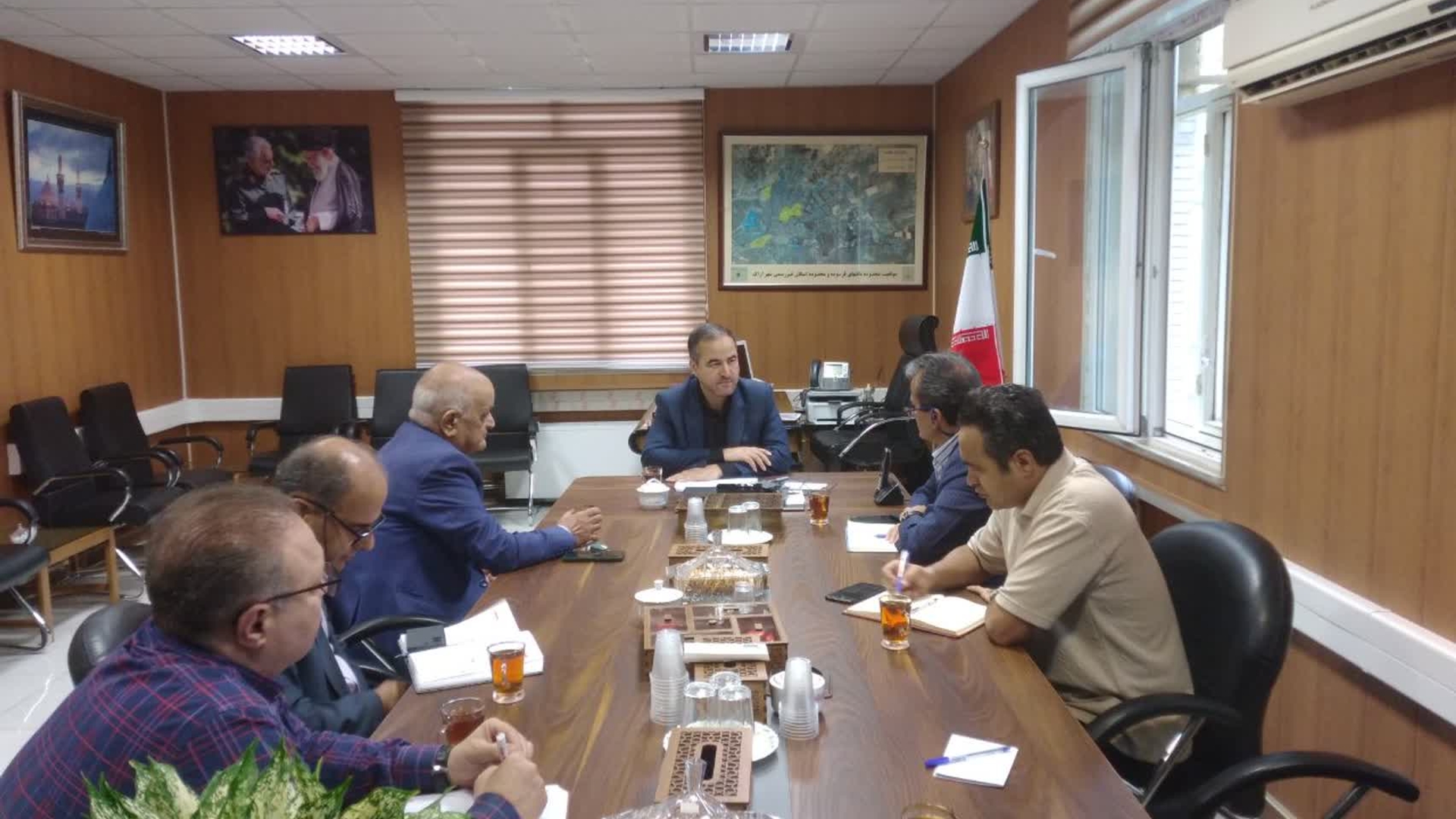 دیدار اعضای سازمان نظام مهندسی ساختمان با فرماندار شهرستان اراک