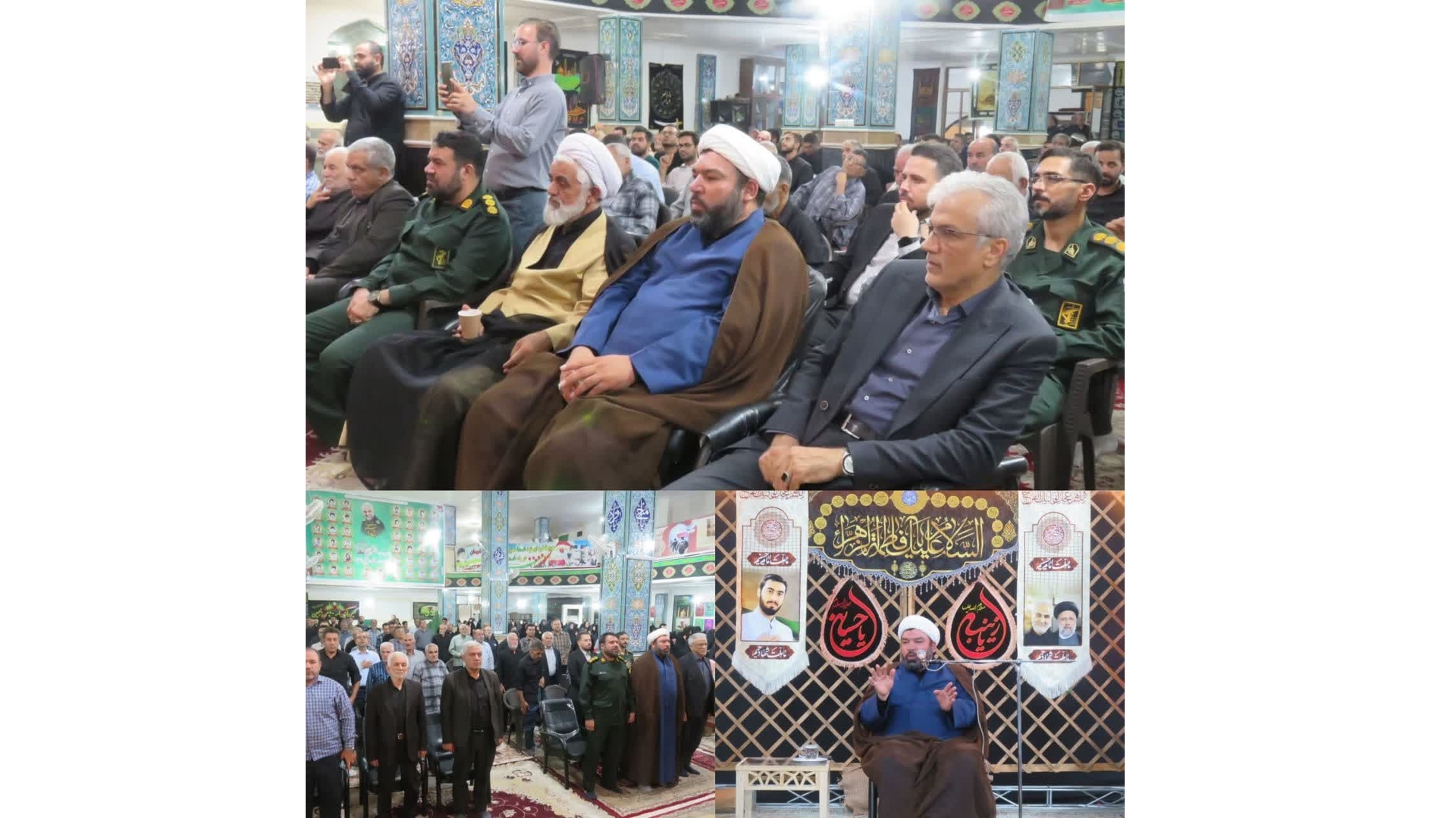 مراسم اربعین شهدای اقتدار در شهرستان زرندیه برگزار شد