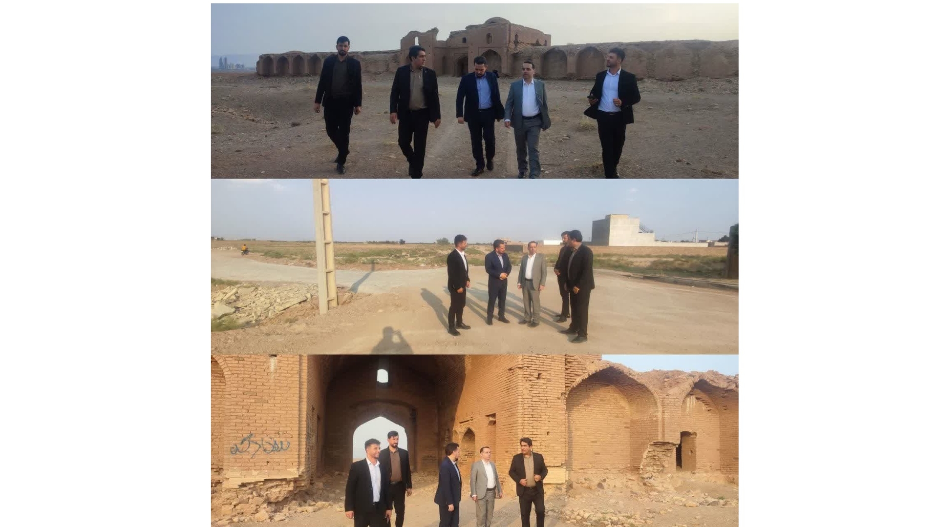 حضور مسعود شفیعی در خشکرود برای بررسی طرح جامع و پروژه‌های عمرانی