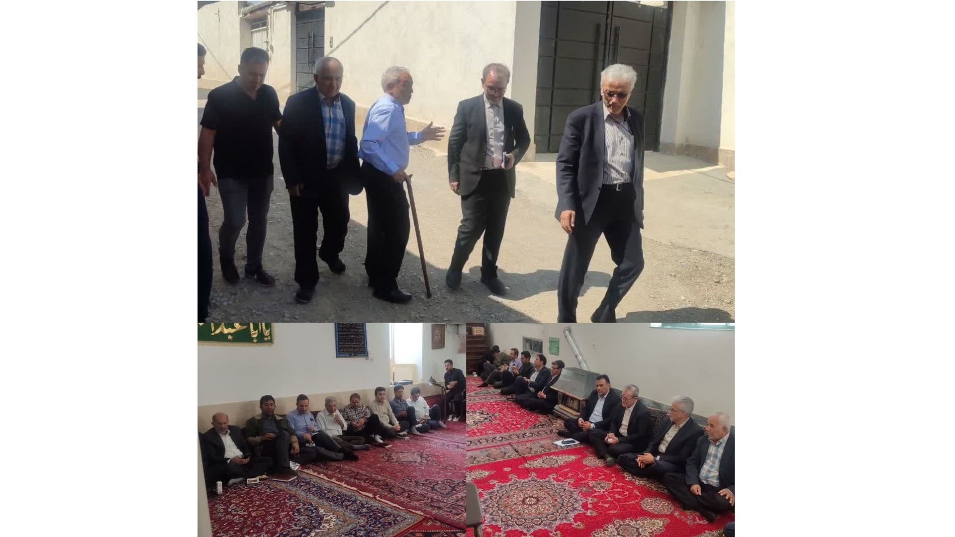 مهدی احمدی مشکلات مخابرات و آب شرب روستای کوشکک را بررسی کرد