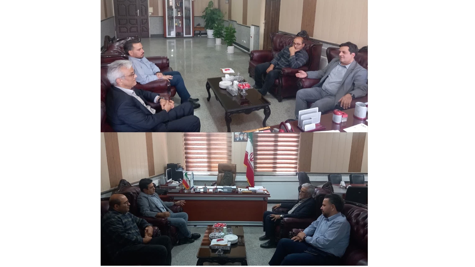 🔹آبادیان مدیر عامل شرکت راه سازی بنادر ظهر روز شنبه ۱۱ مردادماه در دفتر فرماندار با مهدی احمدی سرپرست فرمانداری دیدار و گفتگو کرد.