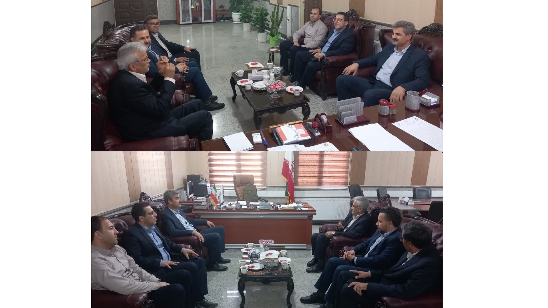 دیدار مدیرعامل شرکت برق استان مرکزی با سرپرست فرمانداری زرندیه