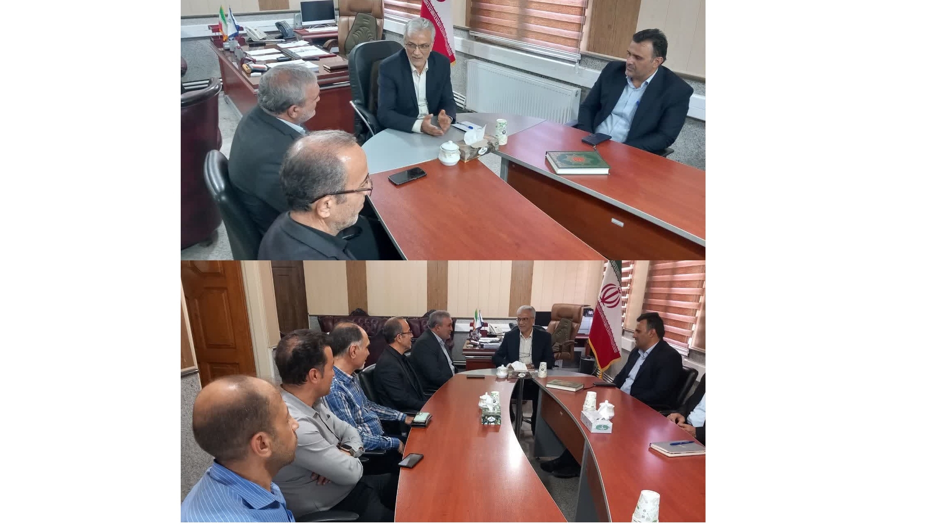 دیدار مدیرکل بنیاد مسکن استان مرکزی با سرپرست فرمانداری زرندیه