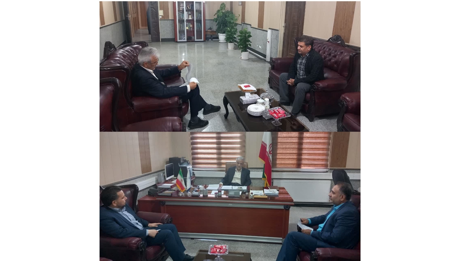 دیدار مدیران ورزش و راه و شهرسازی با سرپرست فرمانداری زرندیه