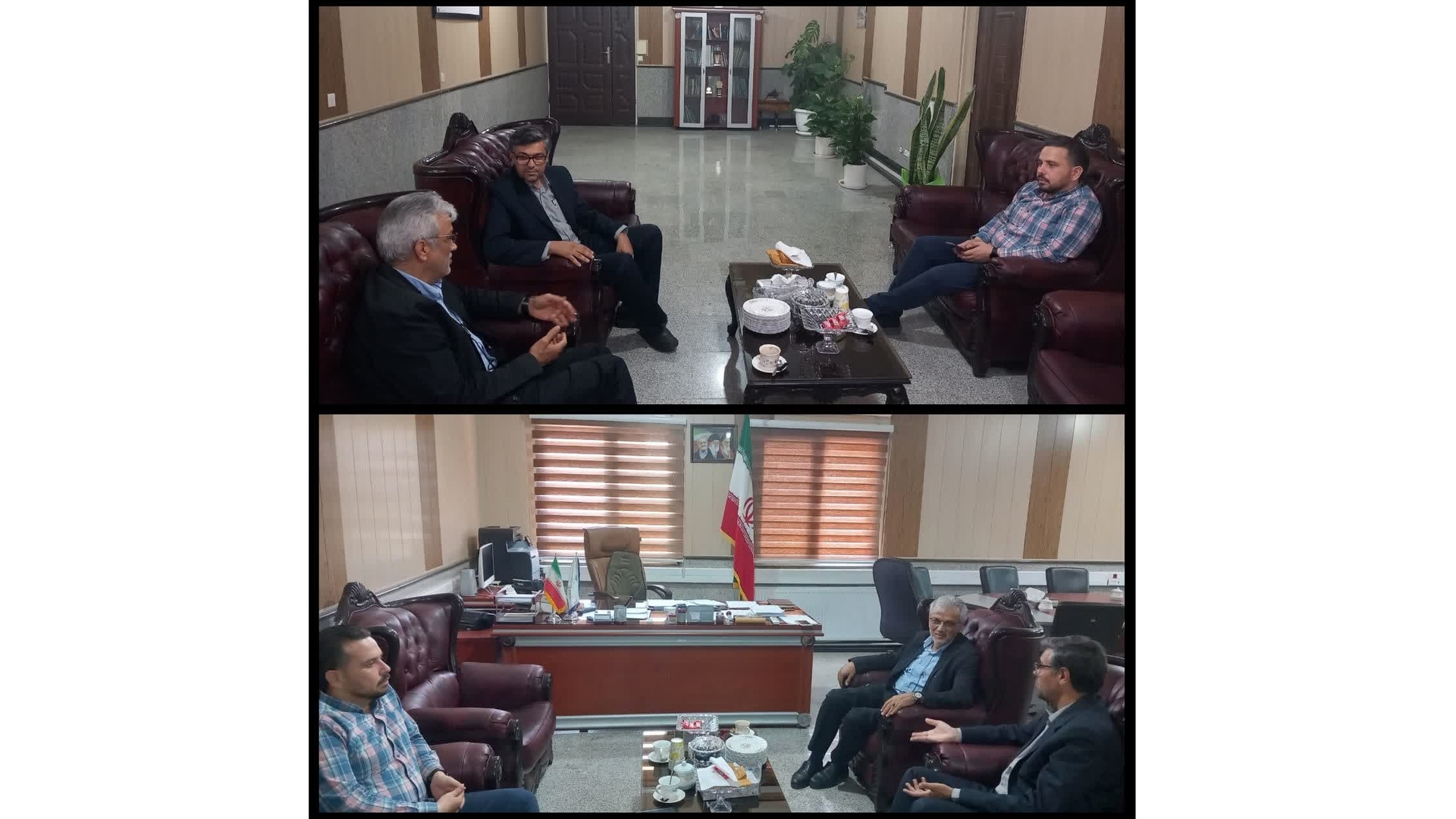 مدیر توزیع برق شهرستان زرندیه با سرپرست فرمانداری دیدار کرد