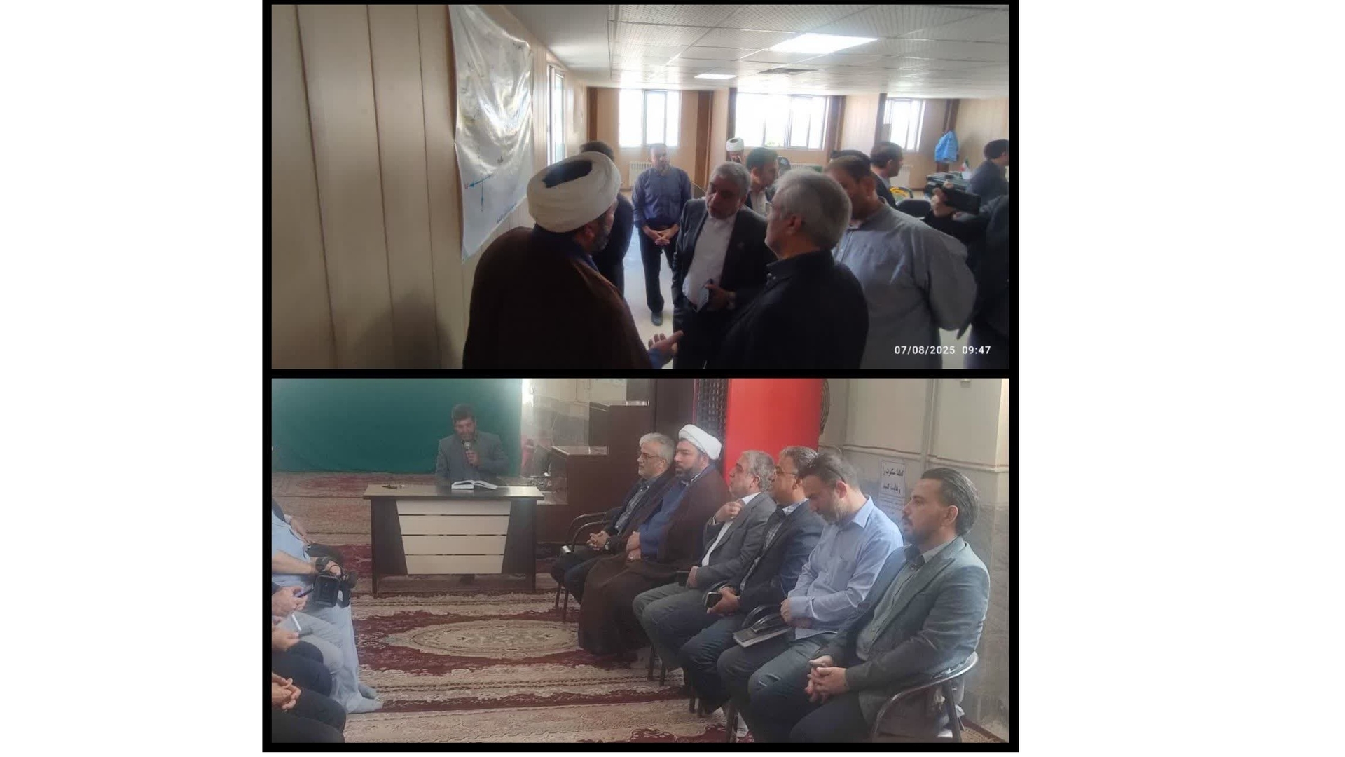 بررسی مشکلات بخش خرقان زرندیه با حضور نماینده مجلس و مدیران کل استان و شهرستان