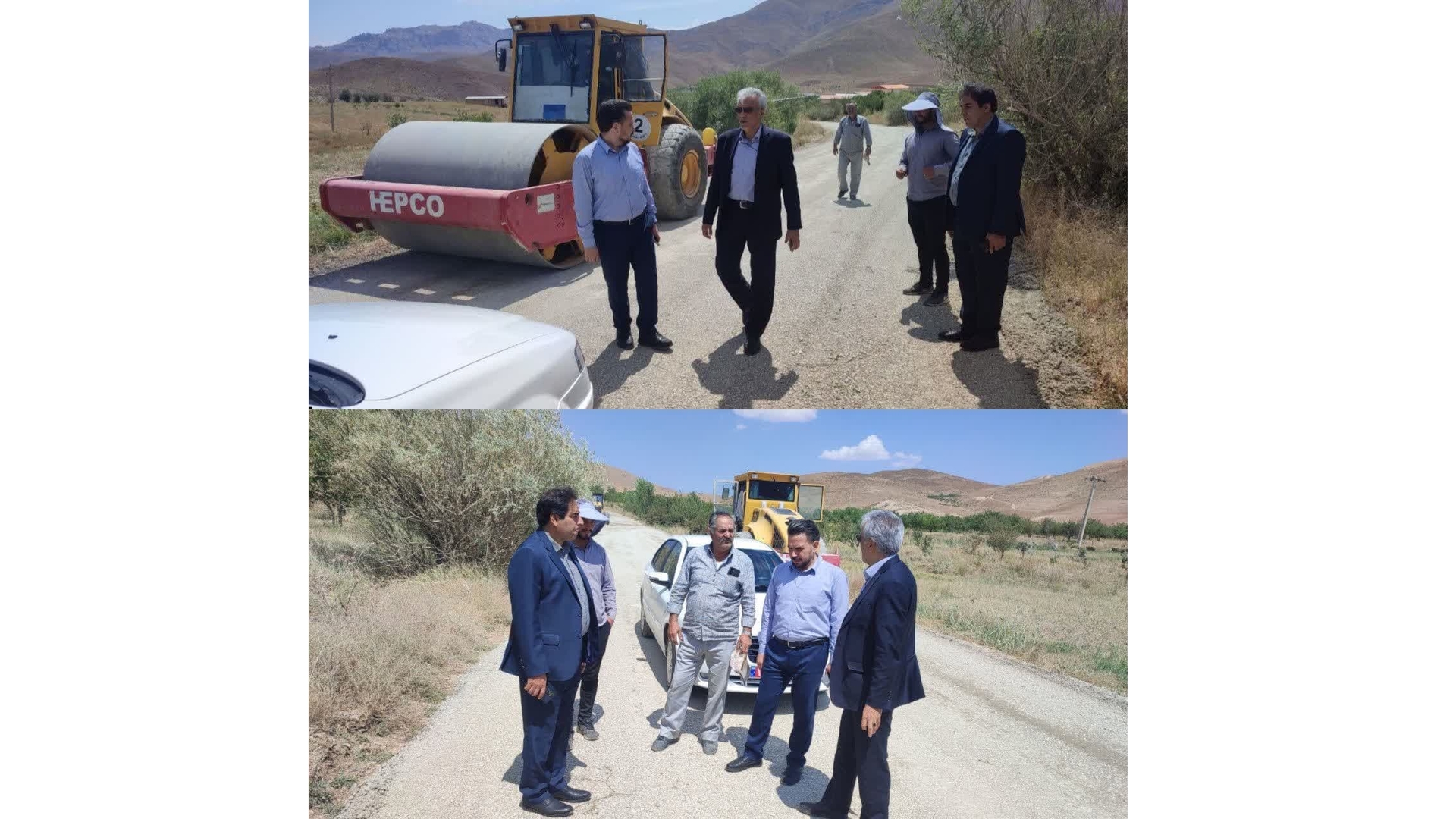 سرپرست فرمانداری زرندیه از پروژه زیرسازی مسیر ورودی روستای چهارحد بازدید کرد