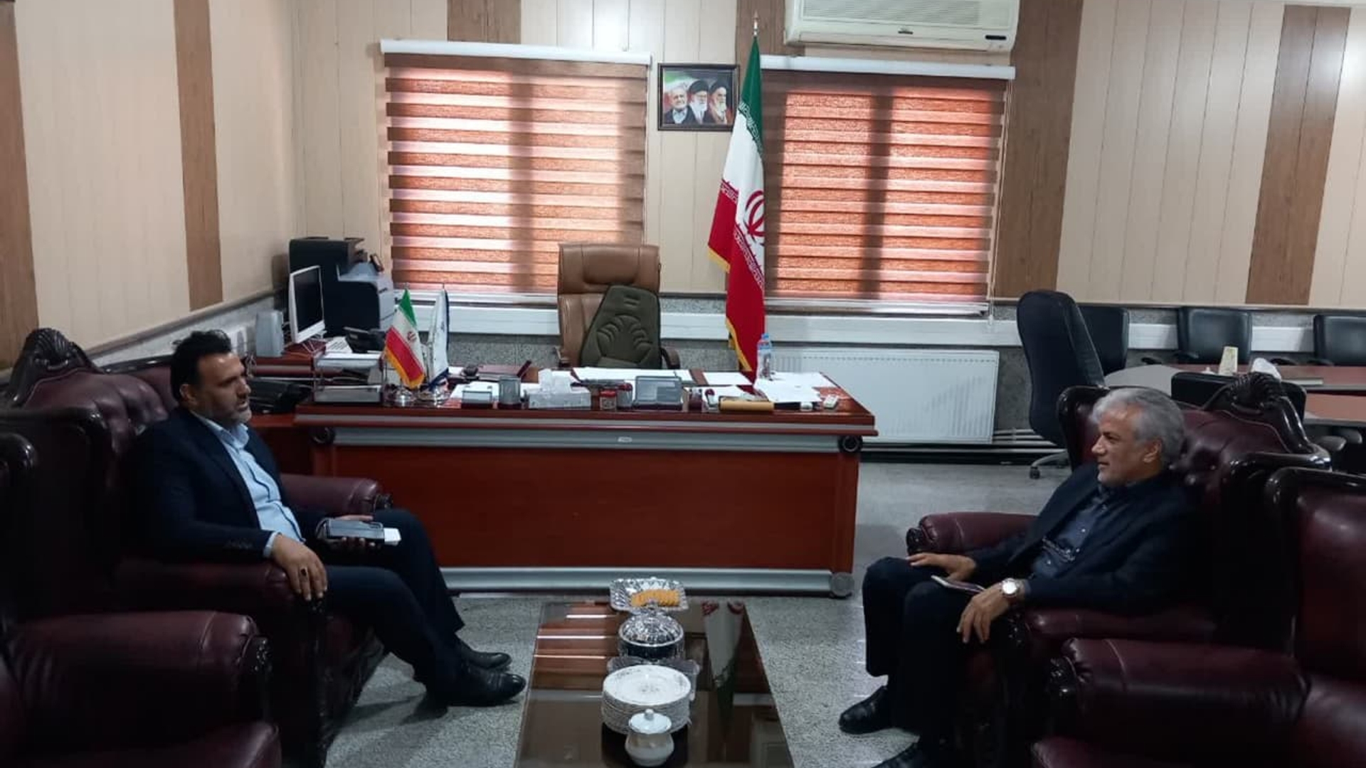 گزارش وضعیت مسکن ملی زرندیه در دیدار رئیس بنیاد مسکن با مهدی احمدی