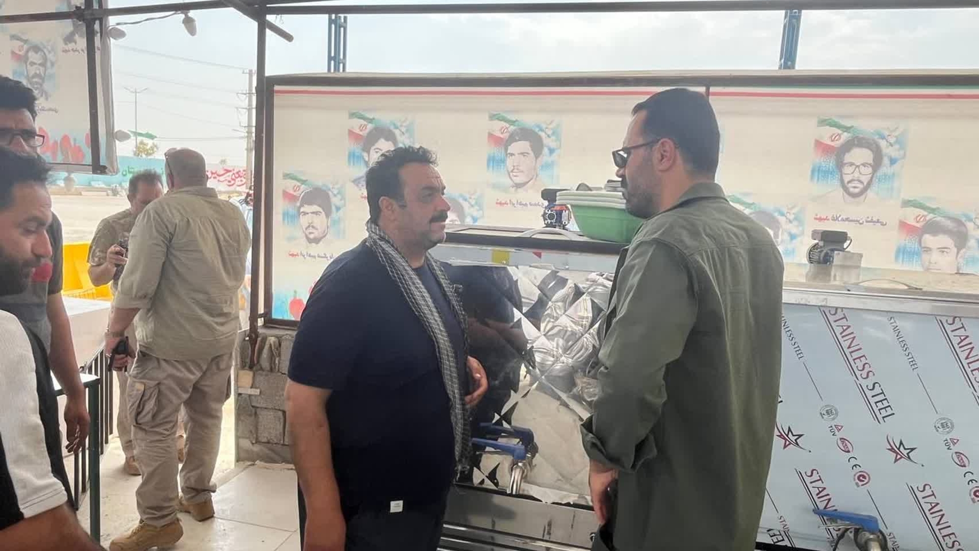 بازدید میدانی مدیر کل پدافند غیرعامل و رئیس ستاد اربعین استان در مقر مهران از پایانه برکت مهران