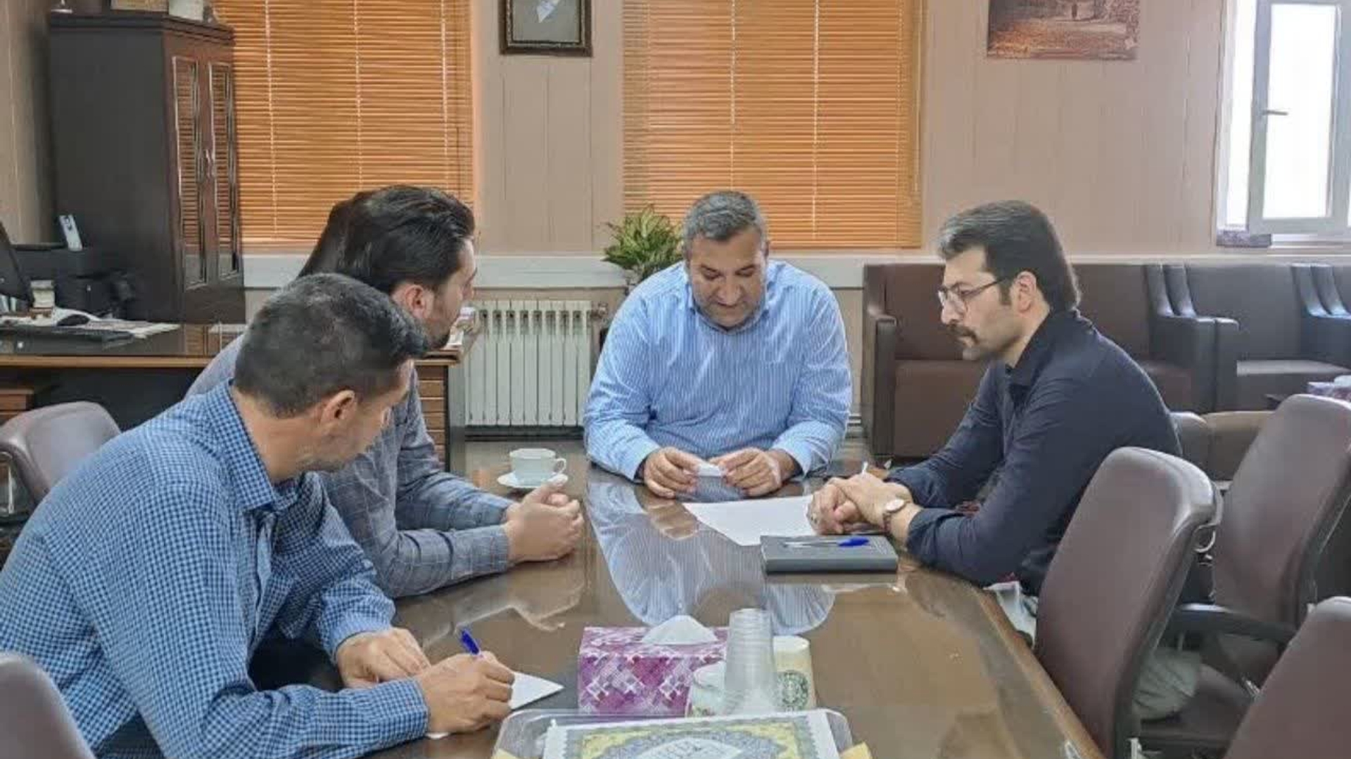 🔻برگزاری جلسه ساماندهی بازارچه شهر کمیجان