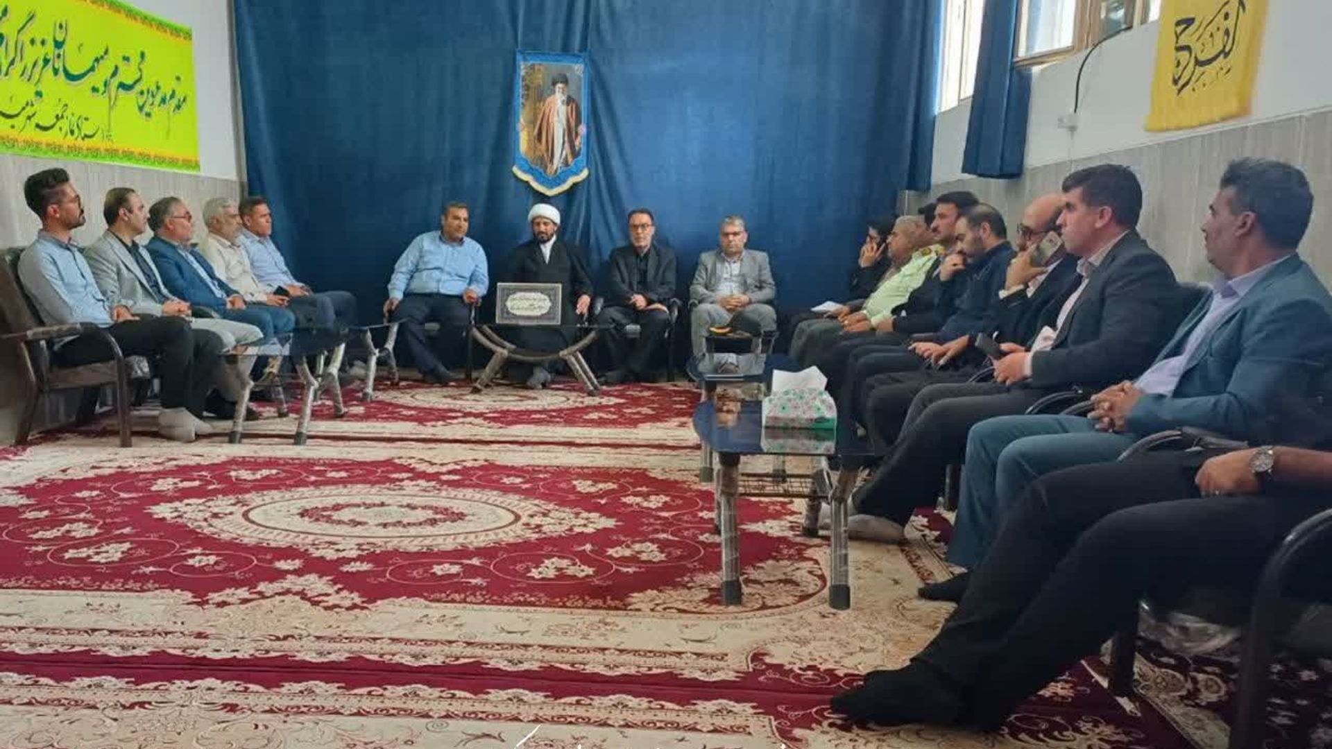 🔻 دیدار و گفت‌وگوی دکتر مددی، فرماندار شهرستان، و دکتر ابراهیمی، نماینده مردم شریف اراک، کمیجان و خنداب، با حجت‌الاسلام والمسلمین شطی، امام جمعه شهر میلاجرد