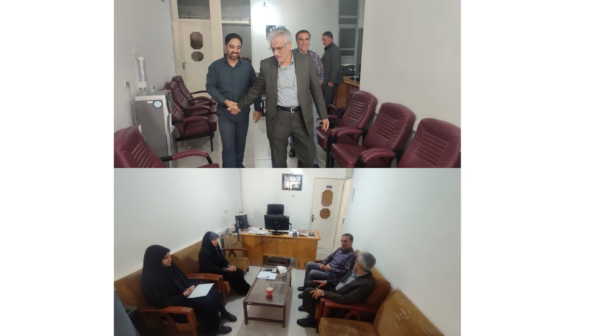 بازدید سرزده سرپرست فرمانداری زرندیه از بخشداری زاویه