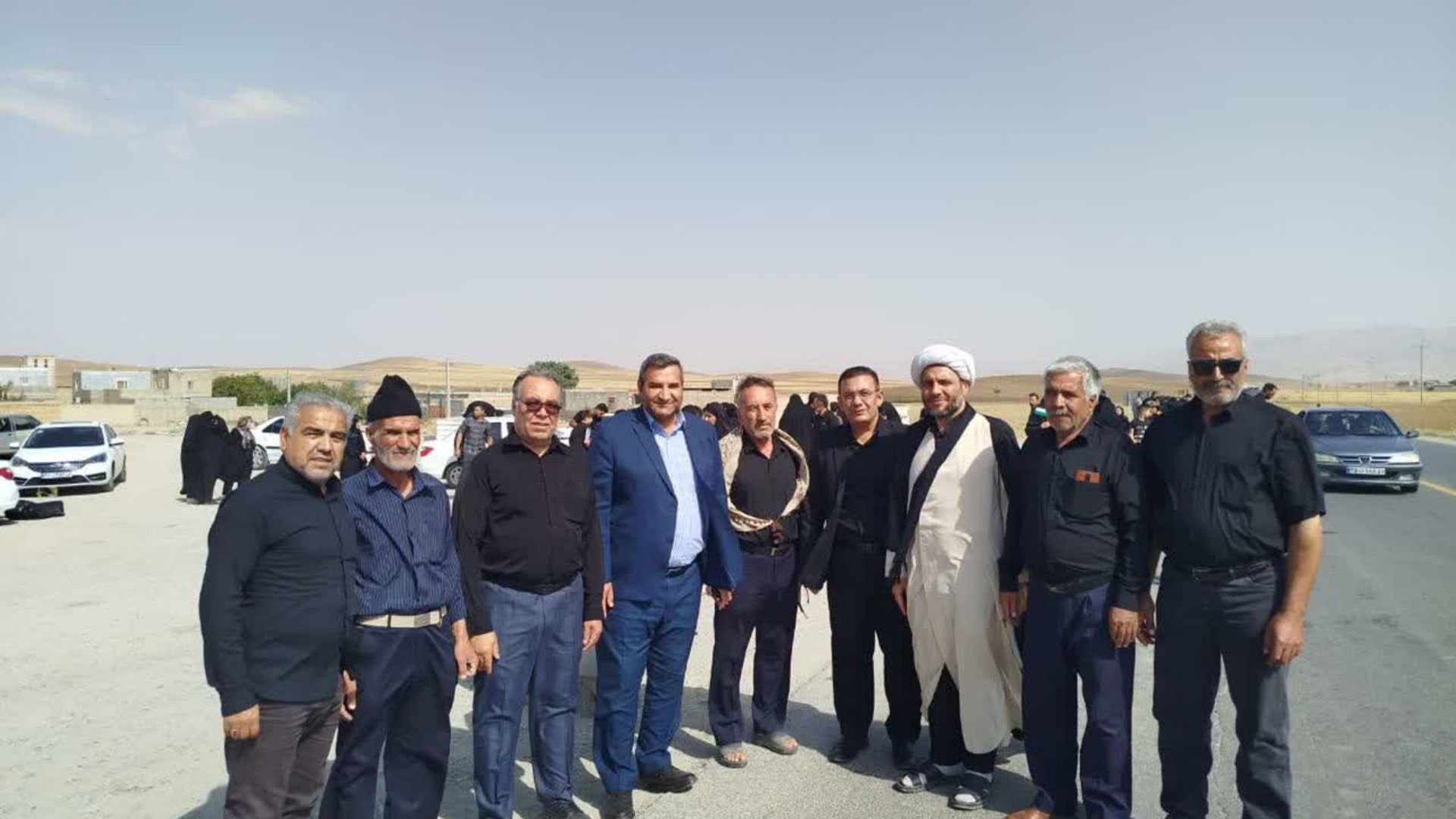 🔹حضور فرماندار شهرستان کمیجان در مراسم عزاداری پیاده‌روی جاماندگان اربعین