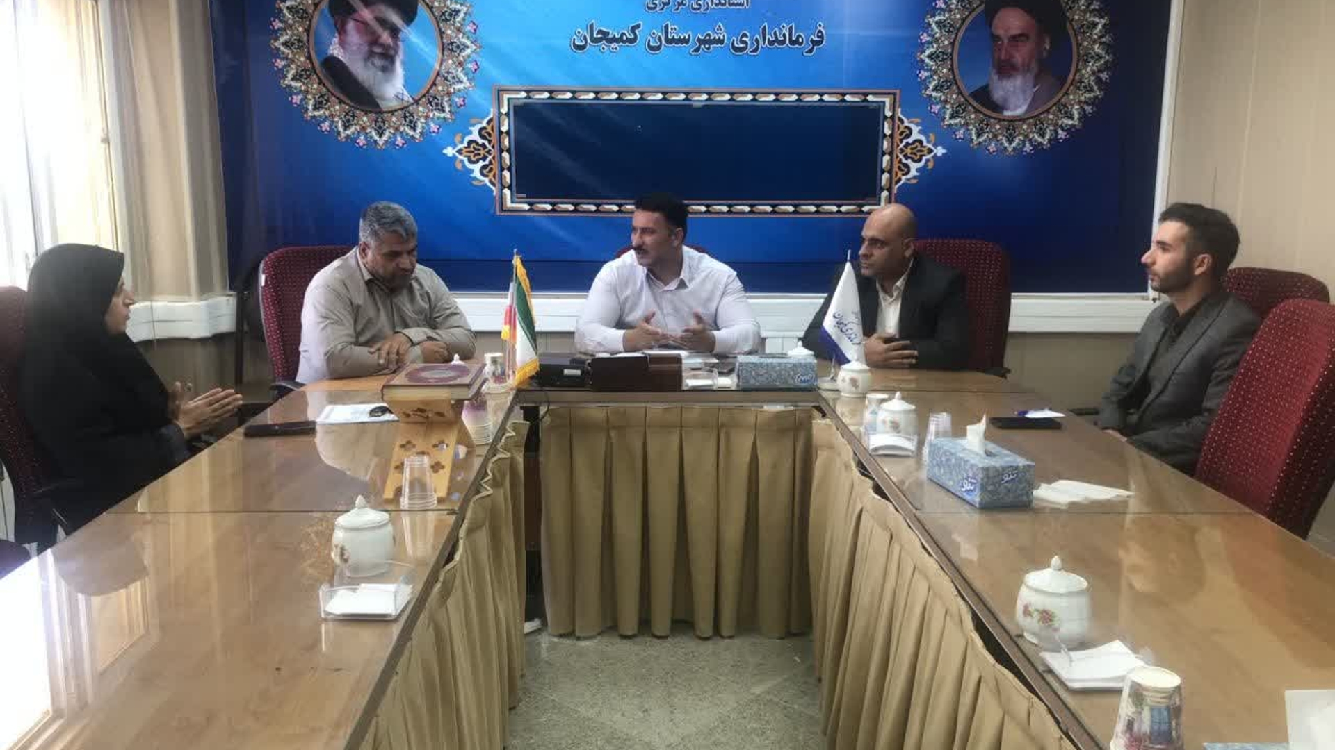 🔻برگزاری جلسه واگذاری واحدهای مجتمع اداری به دستگاه‌های متقاضی در بخش میلاجرد