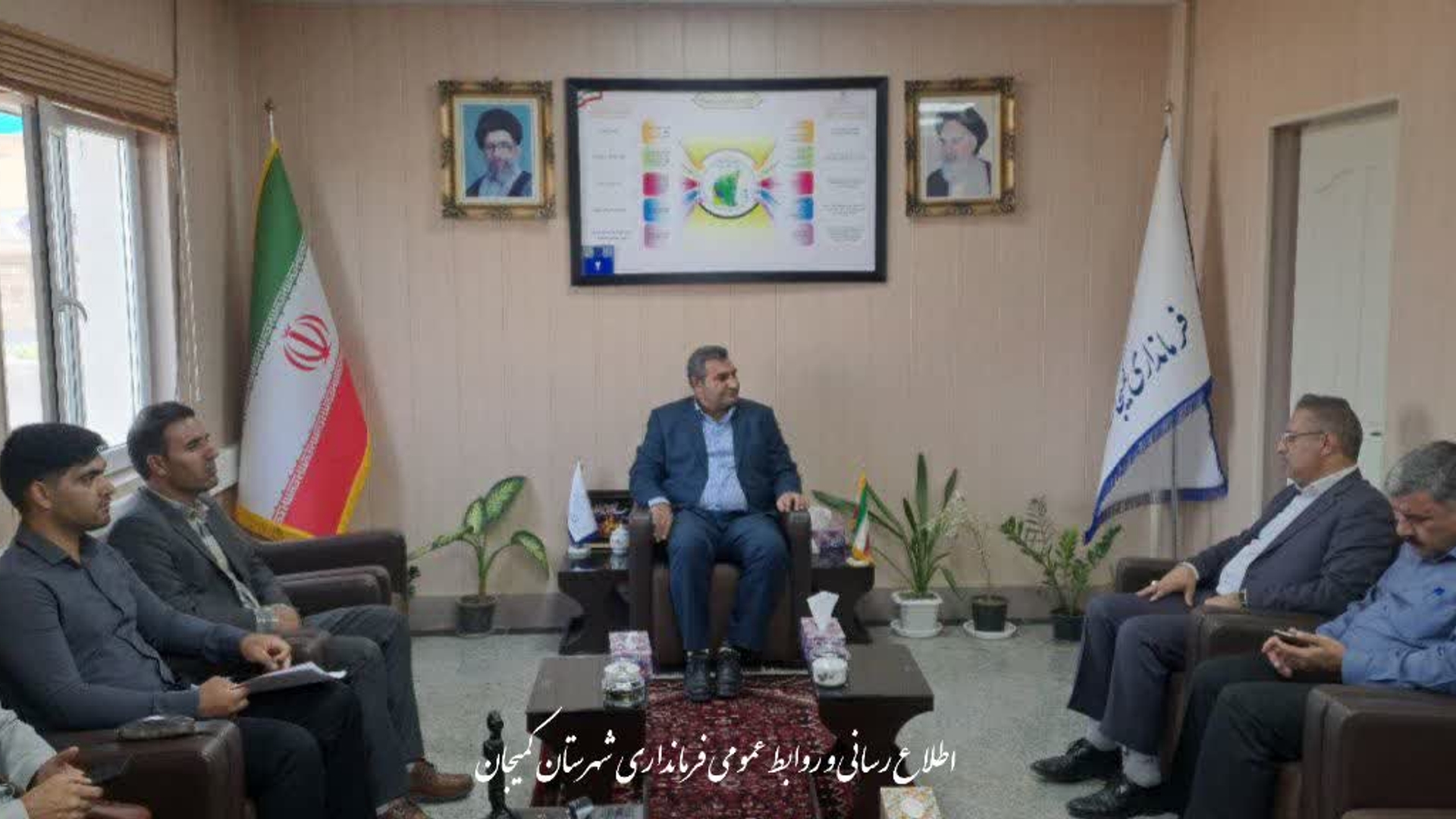 🔻دیدار مدیرکل تعاون، کار و رفاه اجتماعی استان مرکزی با فرماندار شهرستان کمیجان