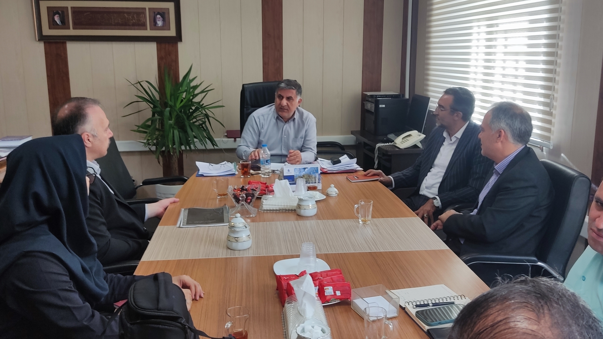 برگزاری جلسه بررسی سهم اعتبارات مالیات بر ارزش افزوده شهر جدید امیرکبیر